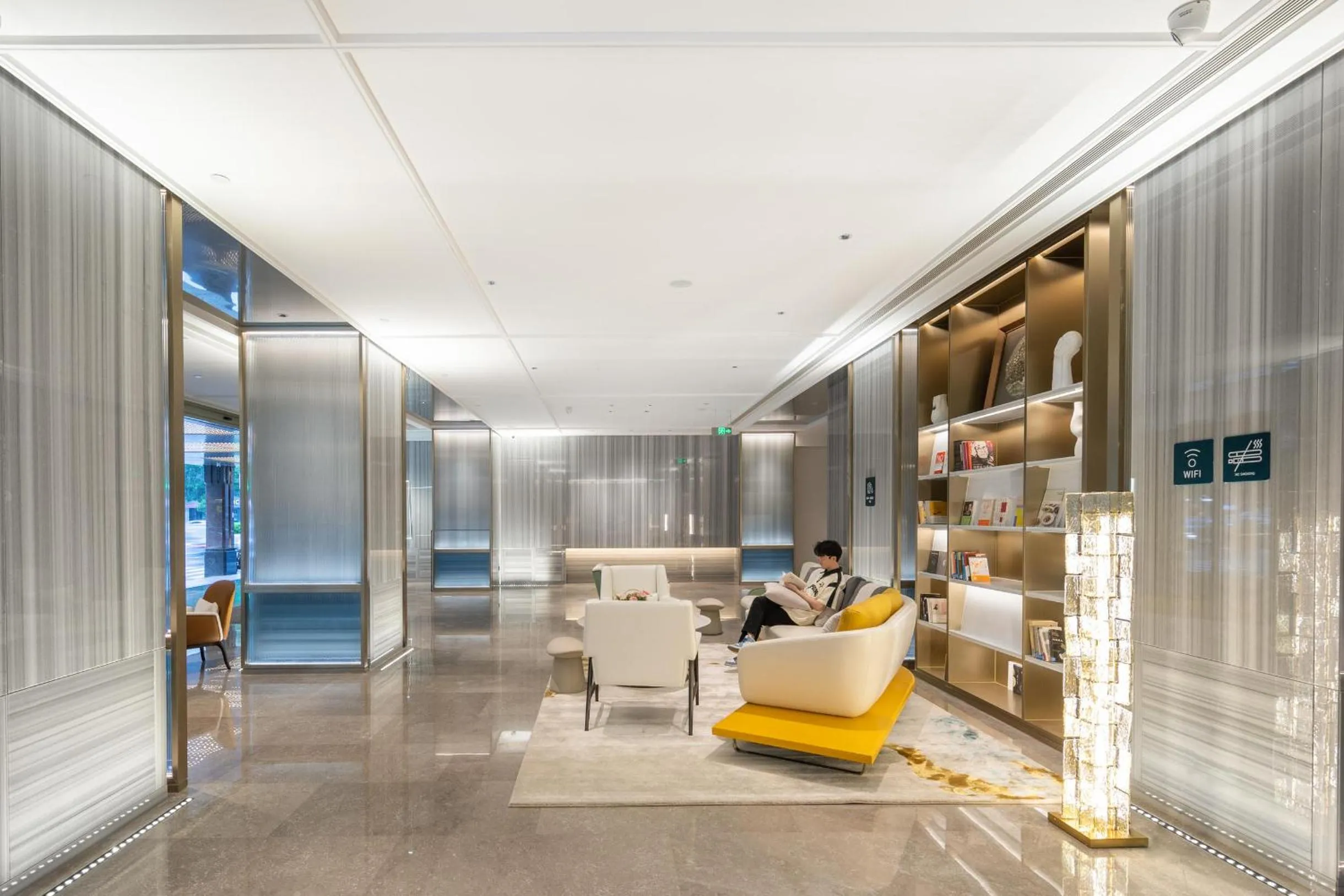 Seating area in Atour Hotel Guangzhou Zhujiang New Town Taikoo Hui