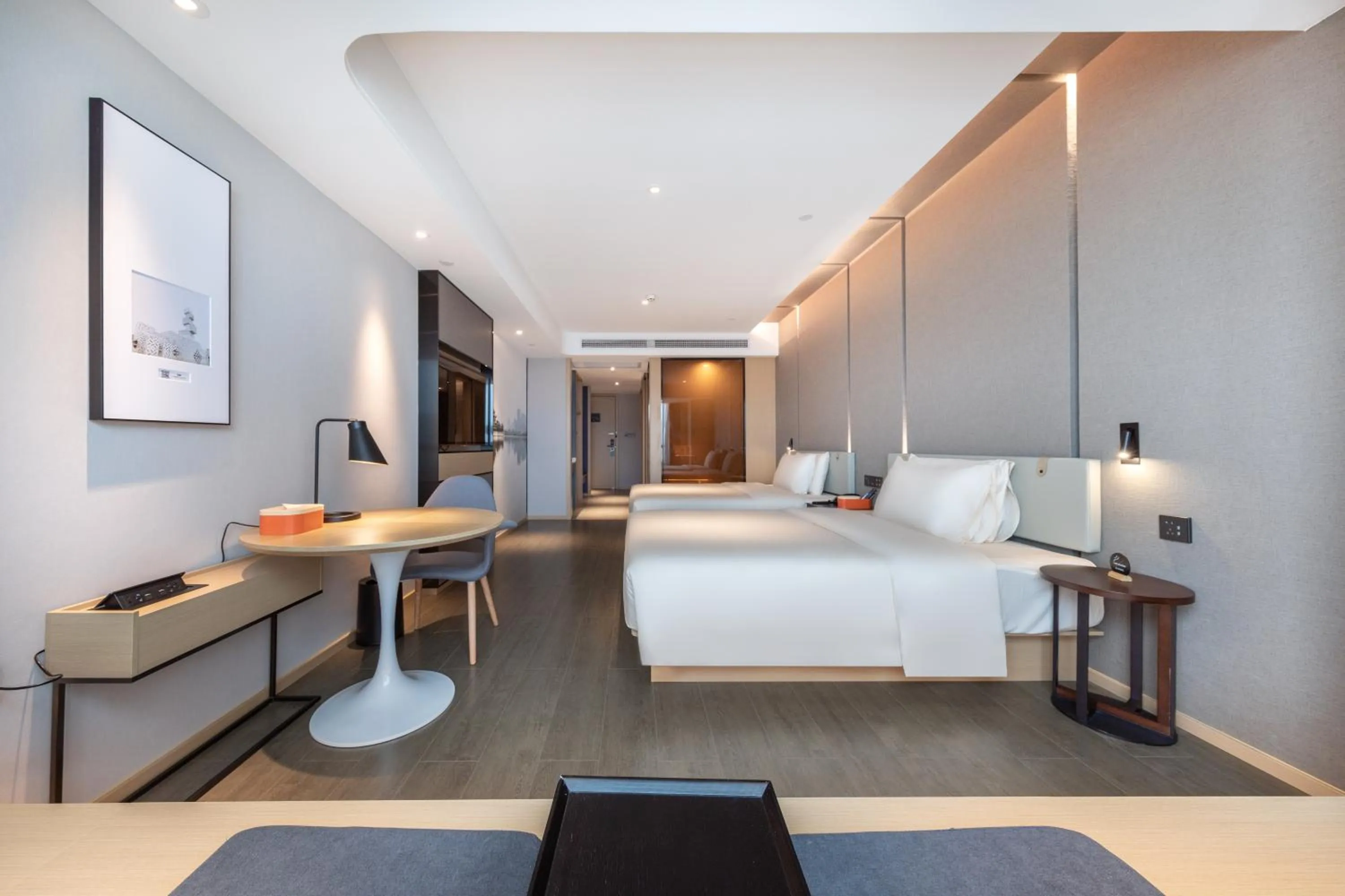 Photo of the whole room, Bed in Atour Hotel Foshan Shunde Happy Coast