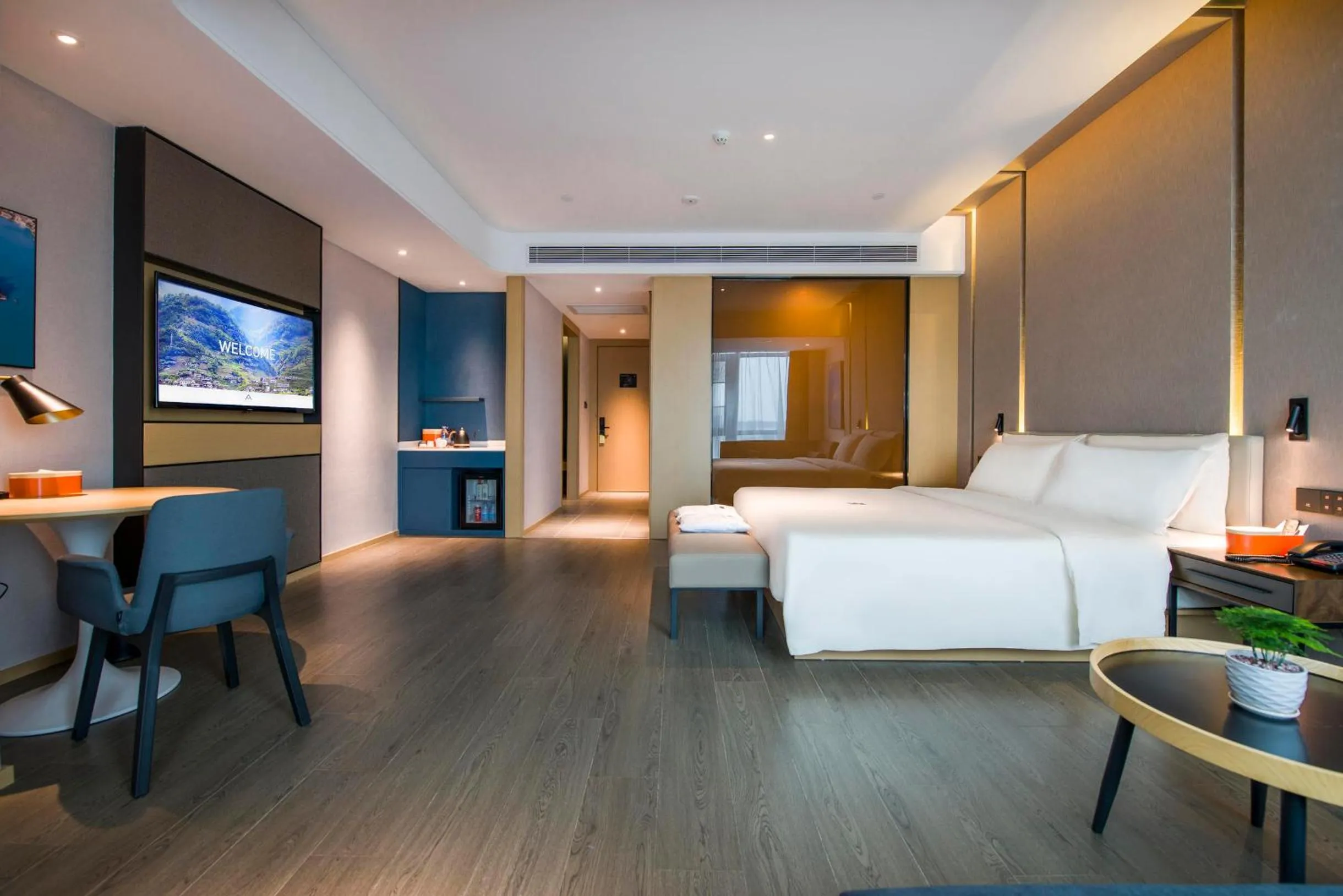 Bed in Atour Hotel Dongguan Humen Avenue