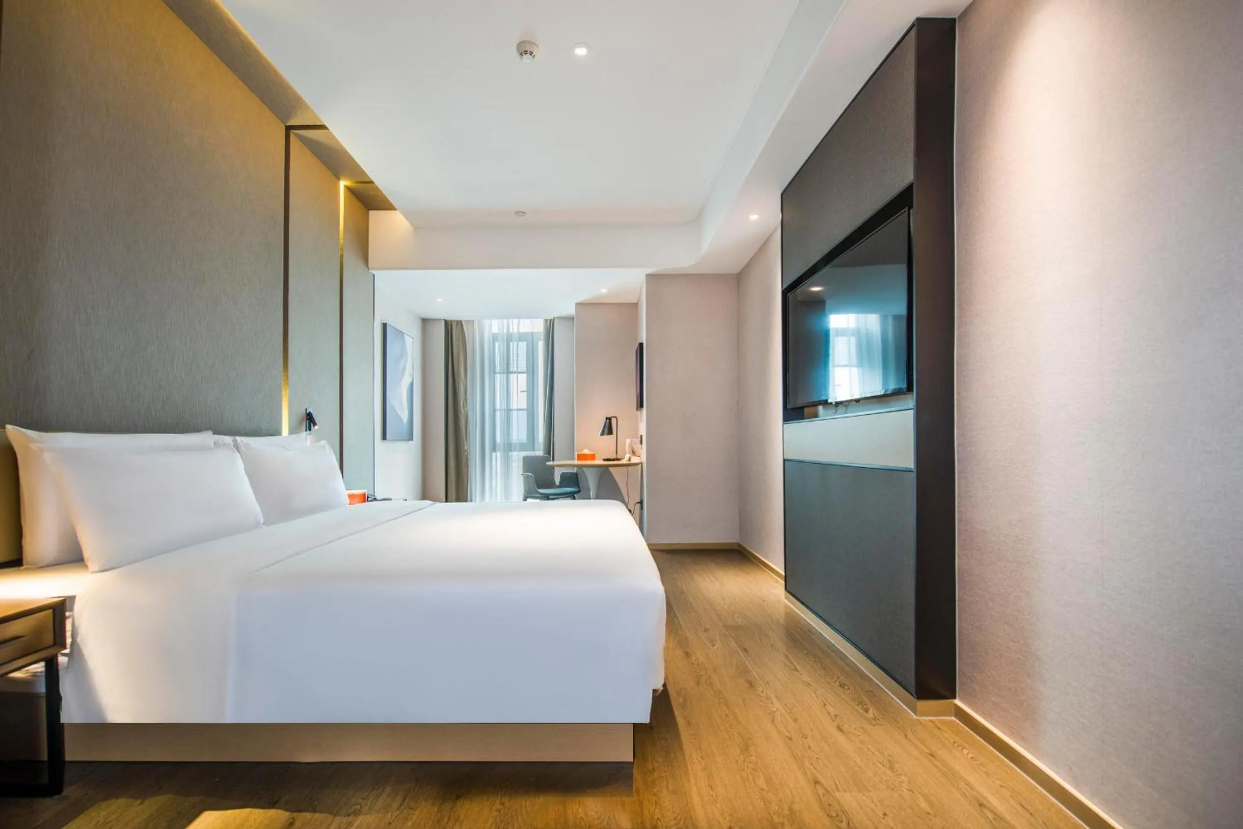 Bed in Atour Hotel Dongguan Humen Avenue