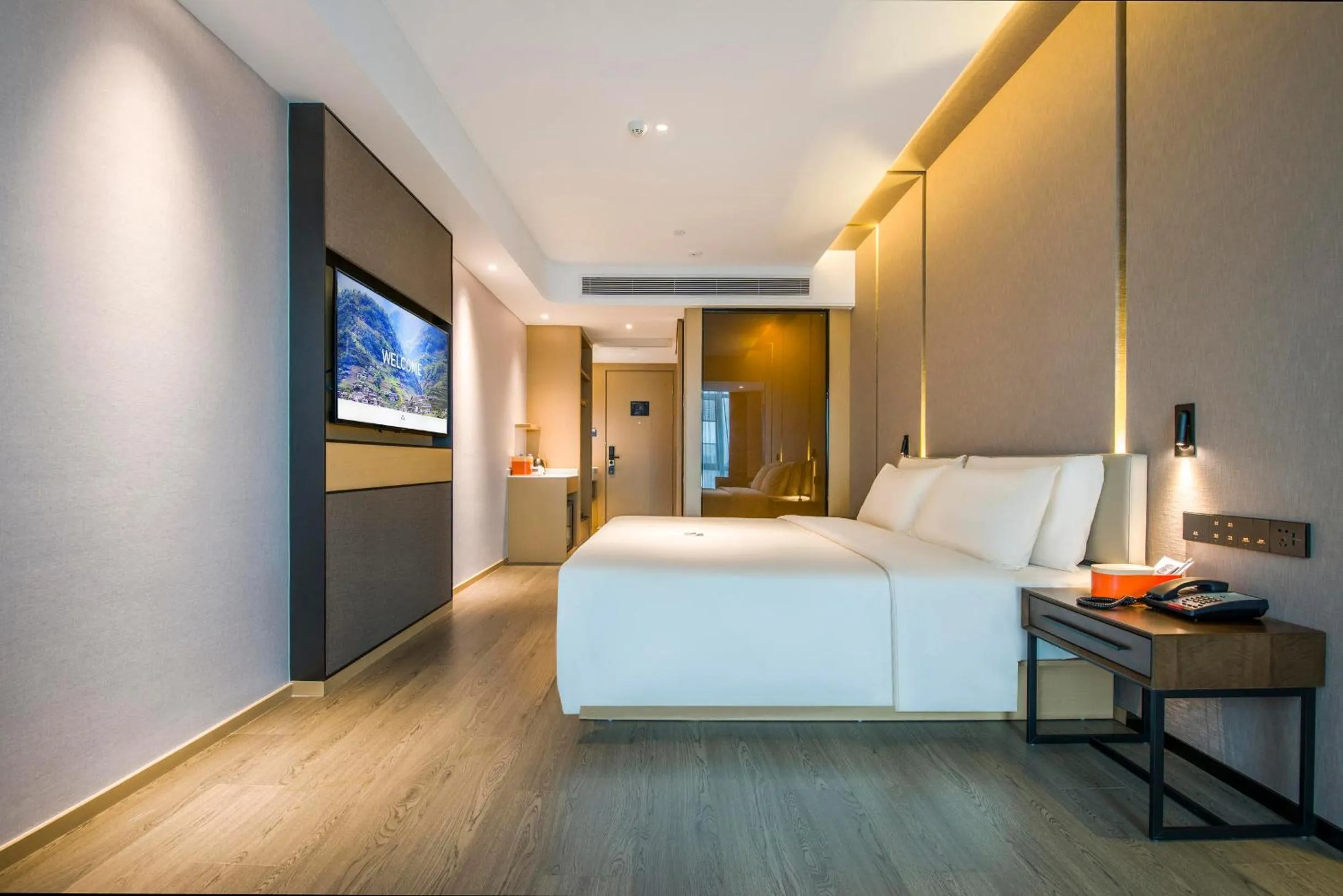 Bed in Atour Hotel Dongguan Humen Avenue