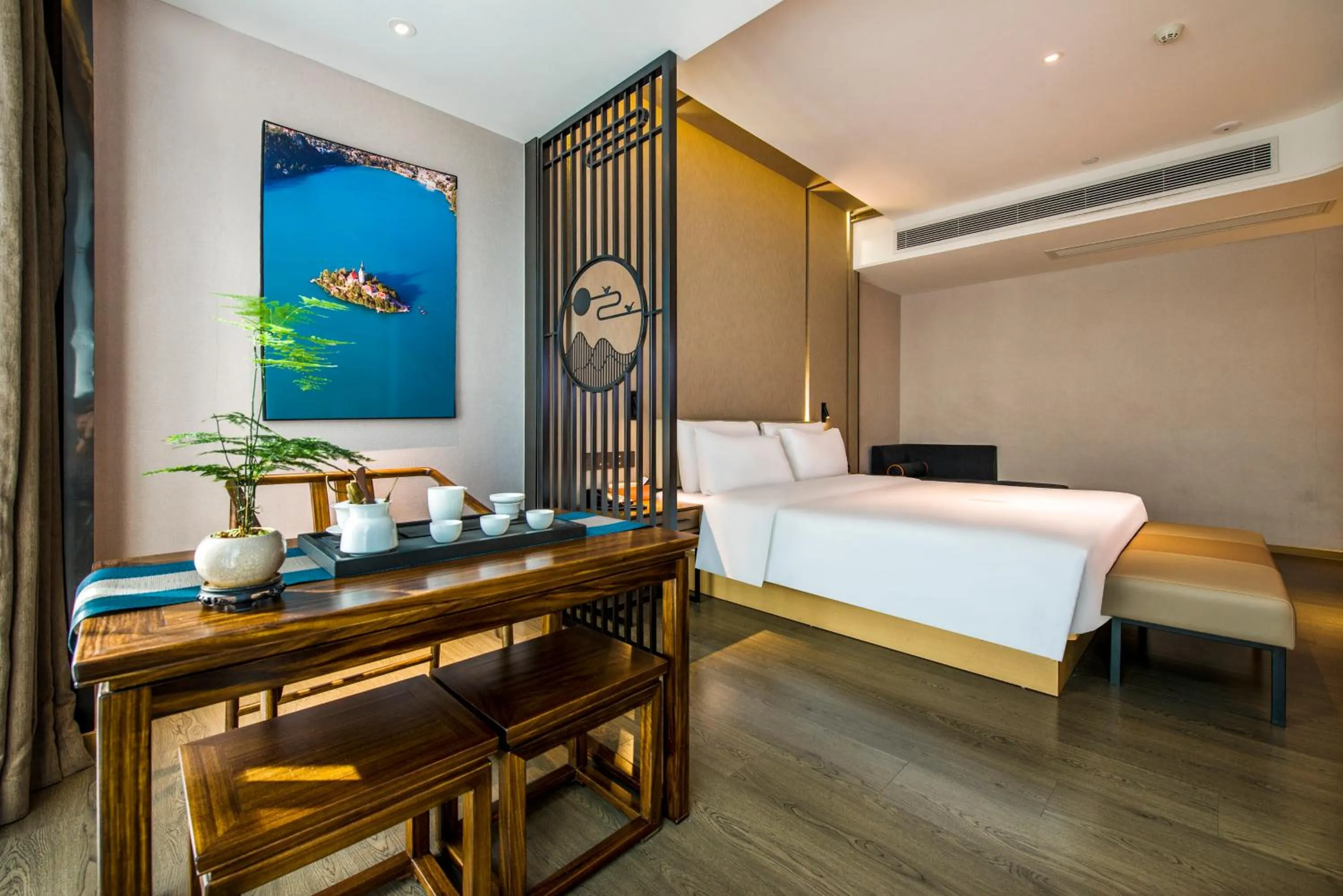 Bed in Atour Hotel Dongguan Humen Avenue