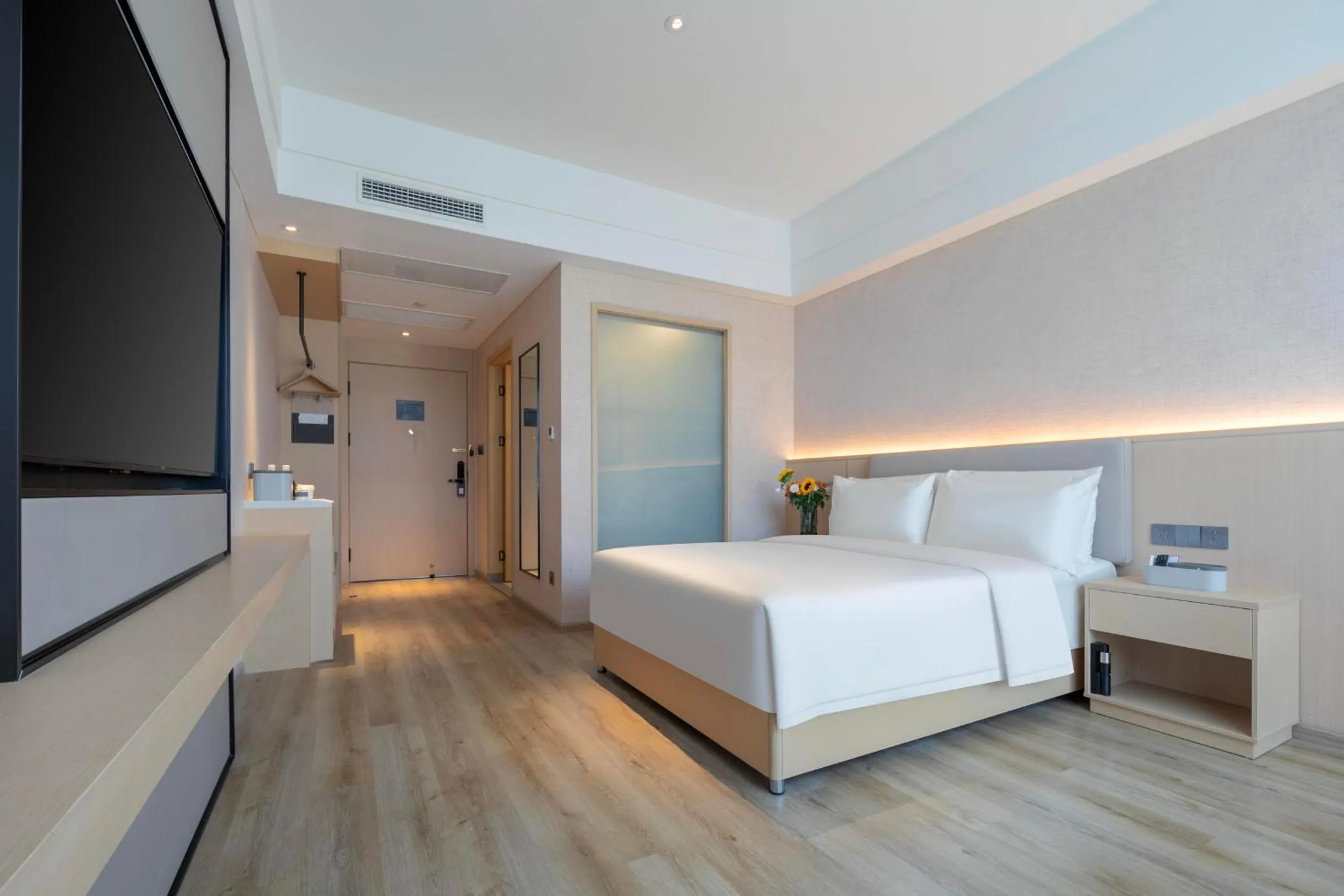 Bed in Atour X Hotel Chengdu Longquan Automobile City