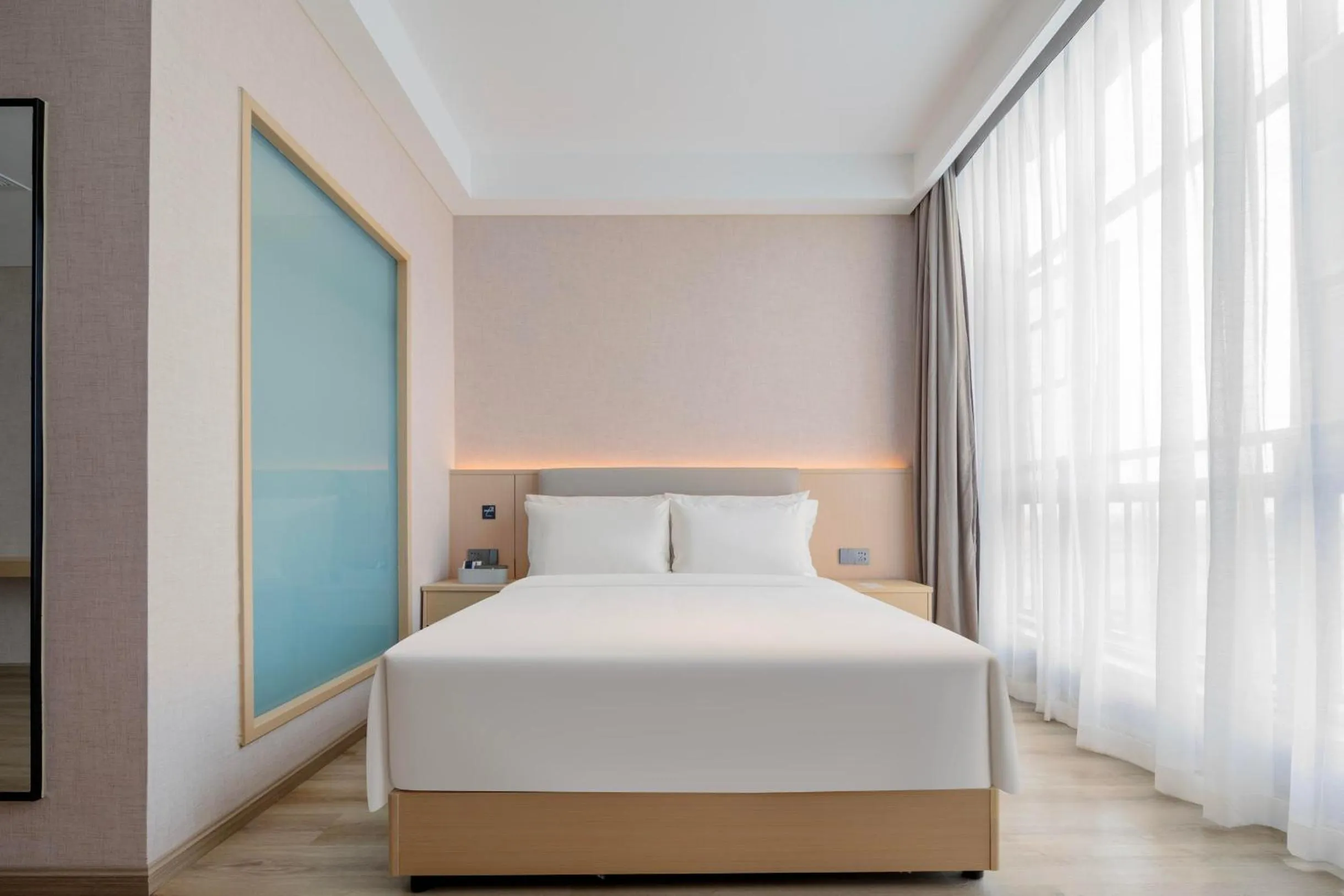 Bed in Atour X Hotel Chengdu Longquan Automobile City