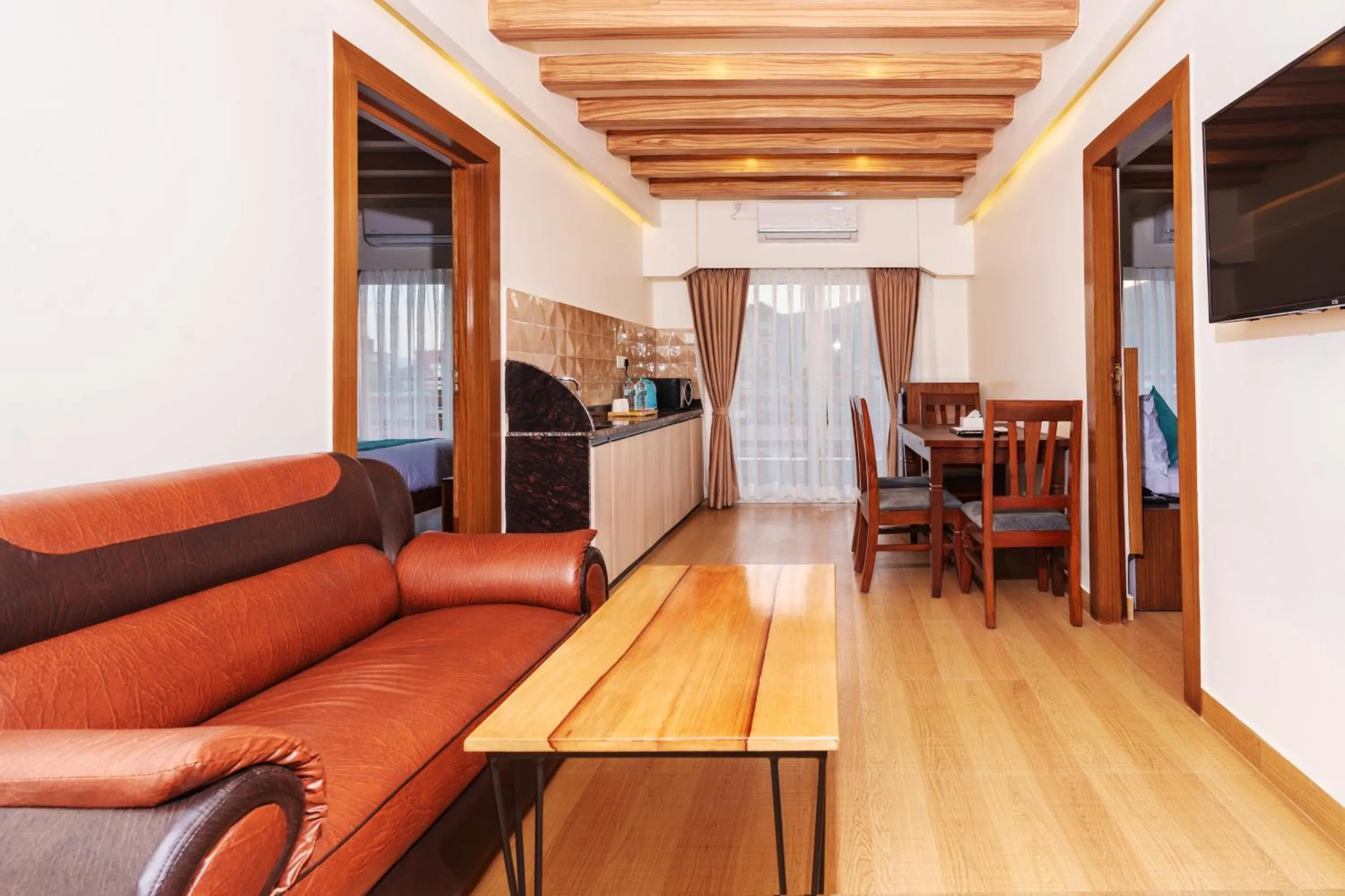 Living room in Pokhara Alpine and Springs