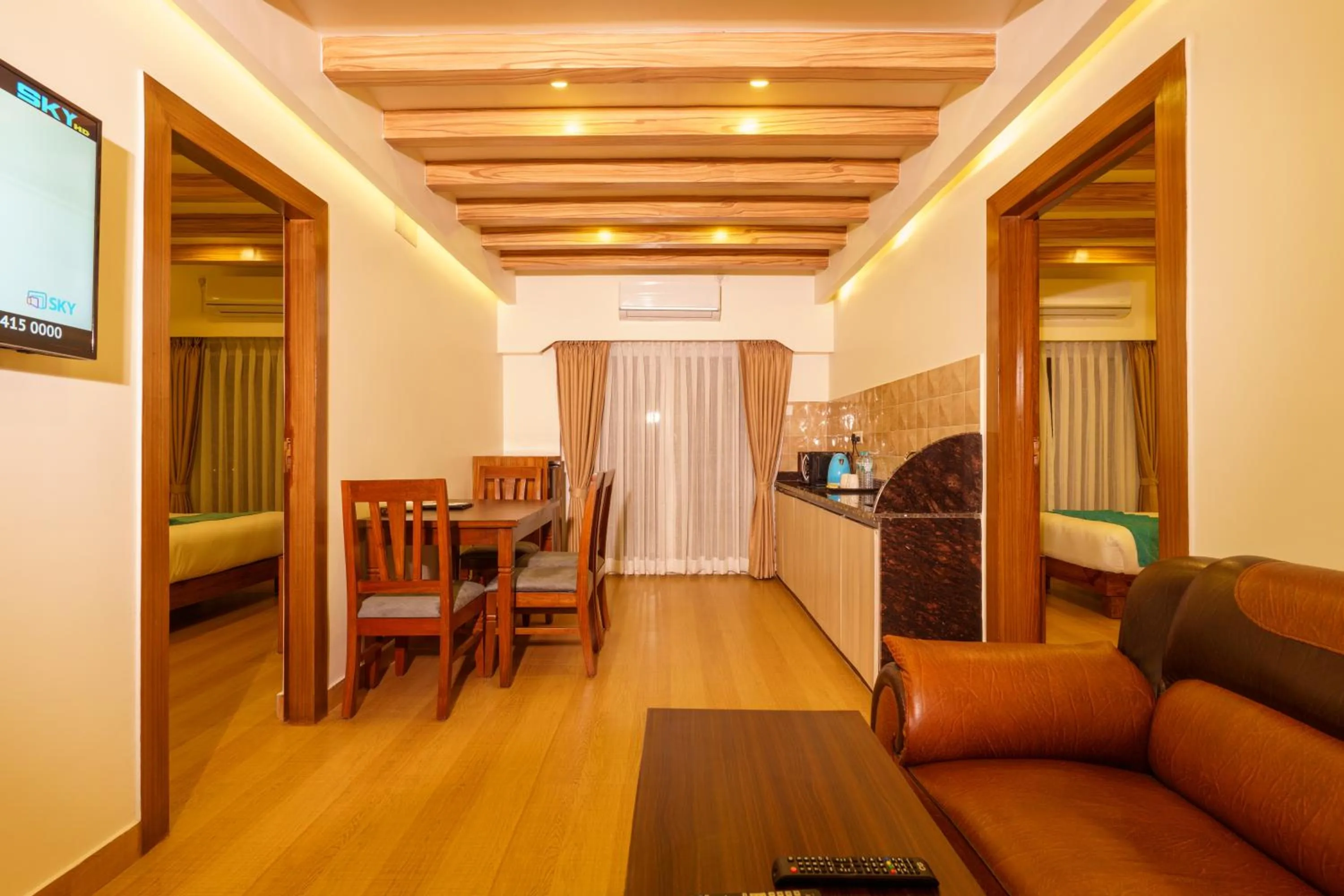 Seating area in Pokhara Alpine and Springs