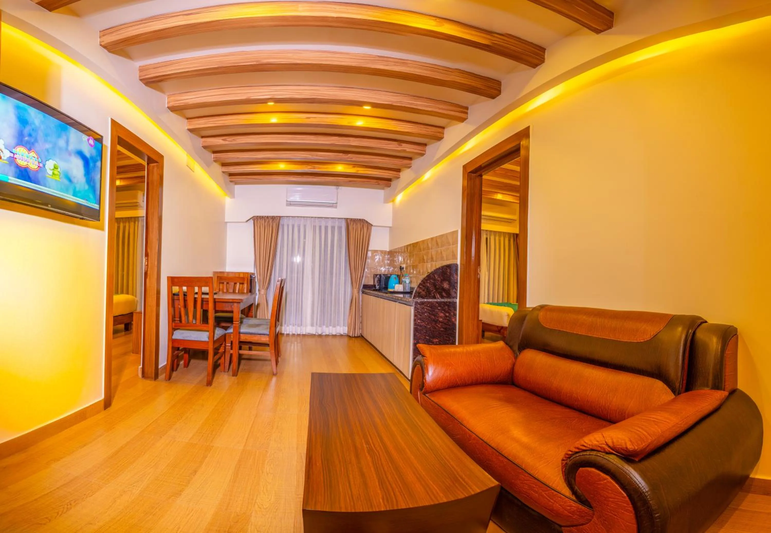 Living room in Pokhara Alpine and Springs