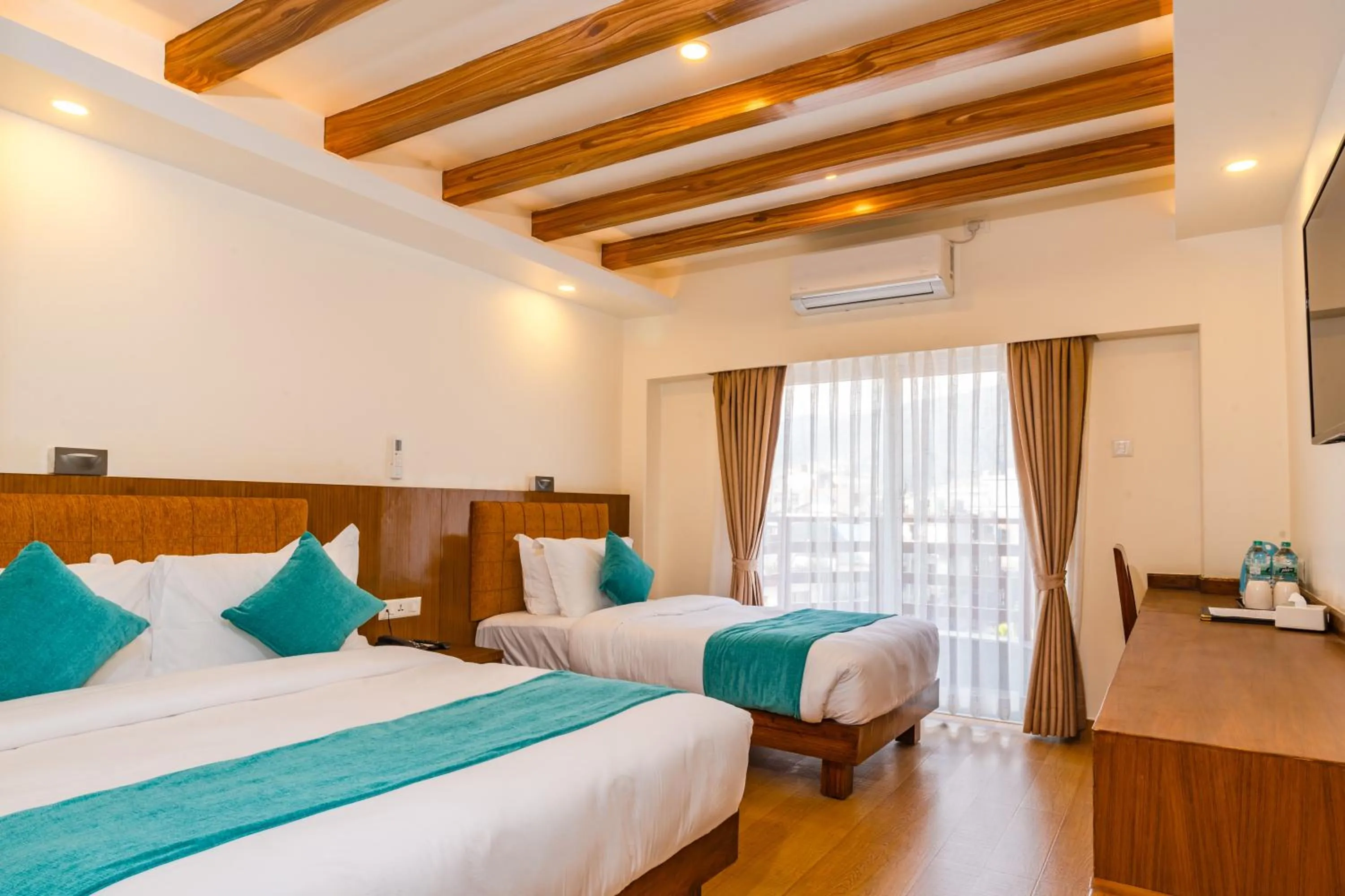 Bedroom, Bed in Pokhara Alpine and Springs