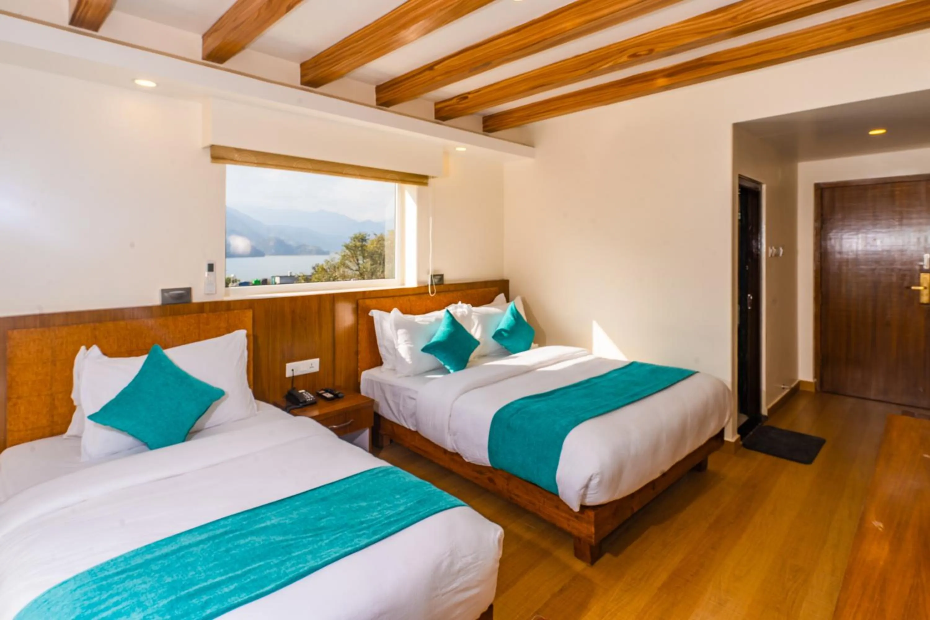 Bedroom, Bed in Pokhara Alpine and Springs