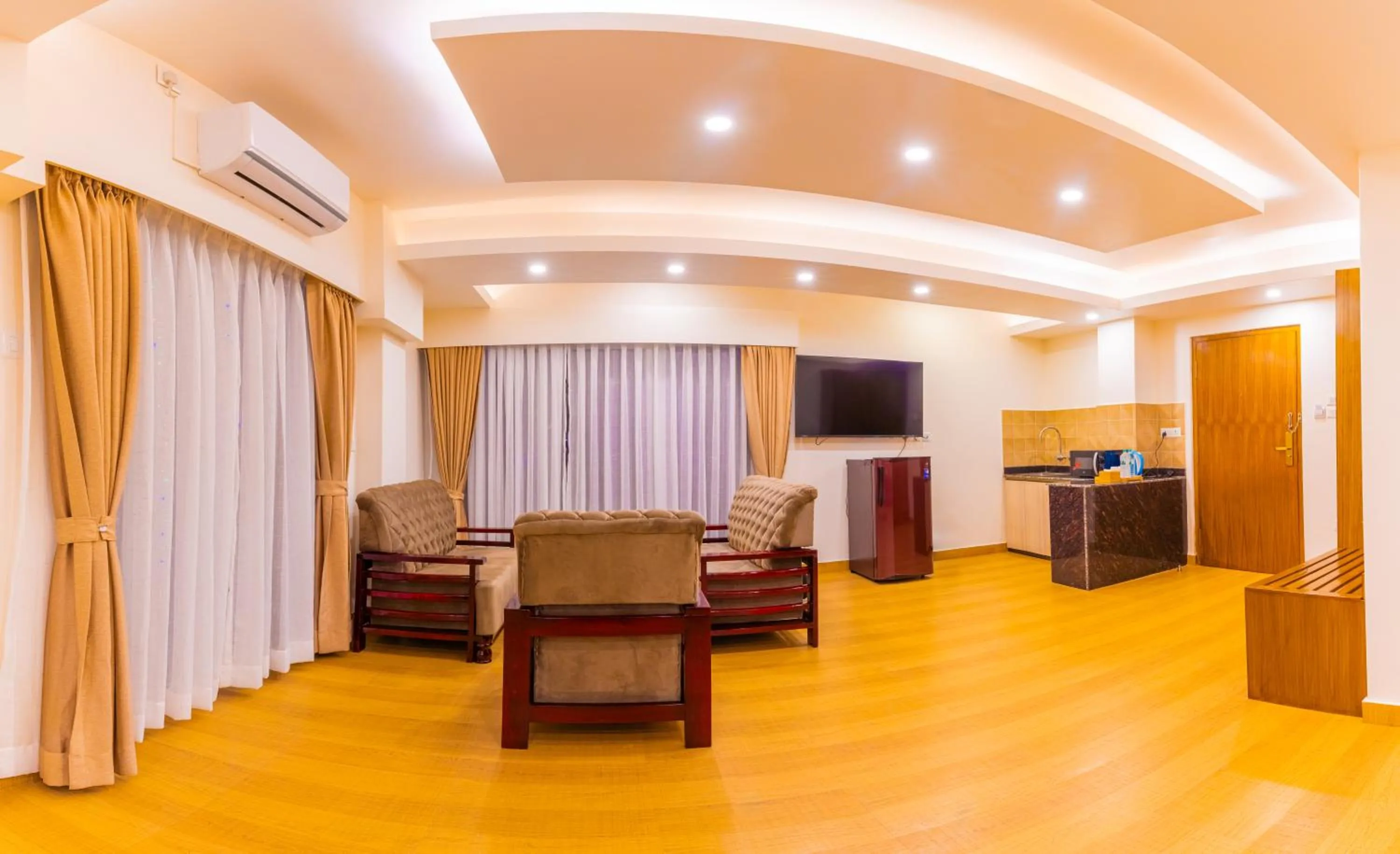 Living room in Pokhara Alpine and Springs