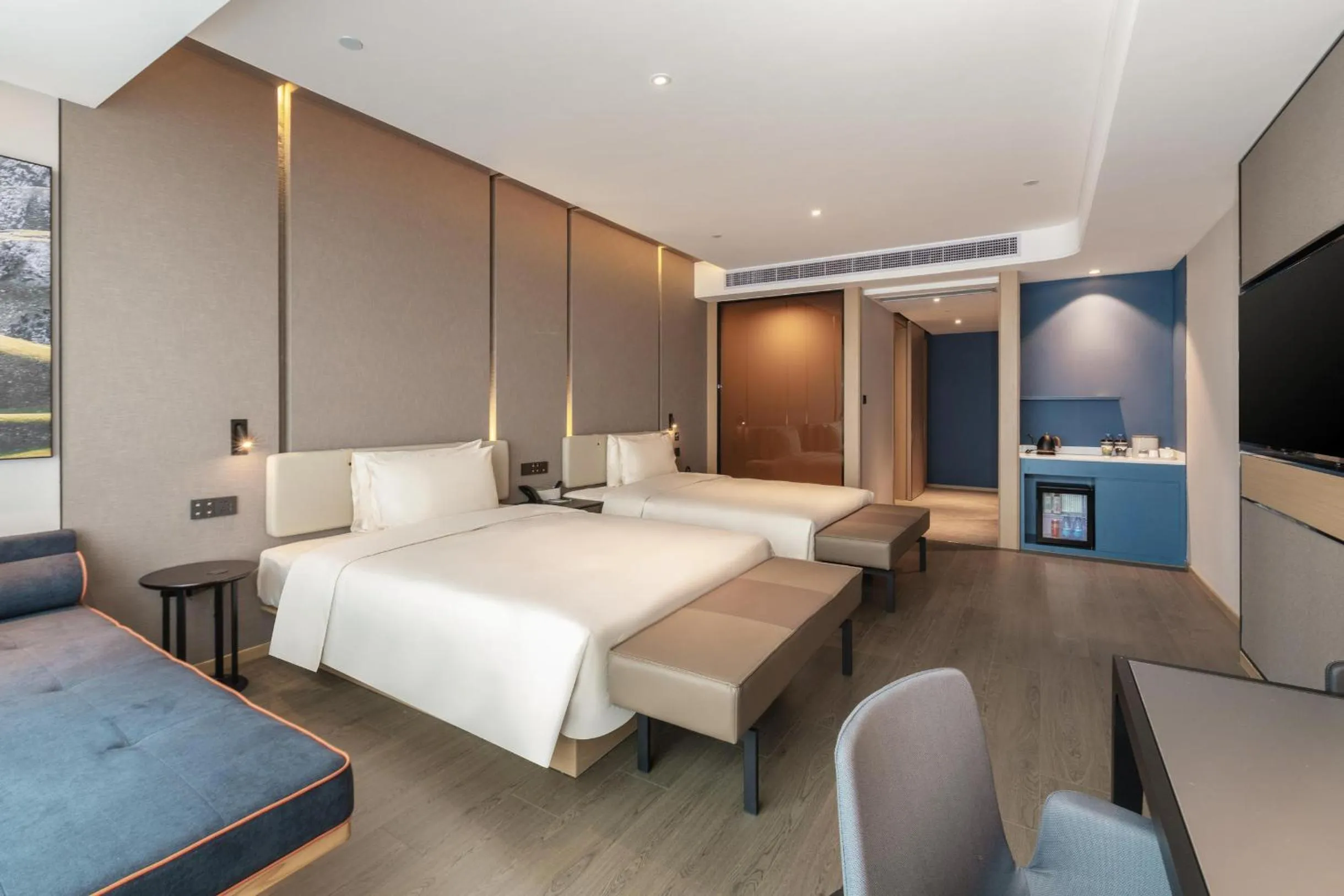 Bedroom, Bed in Atour Hotel Dongguan Fenggang