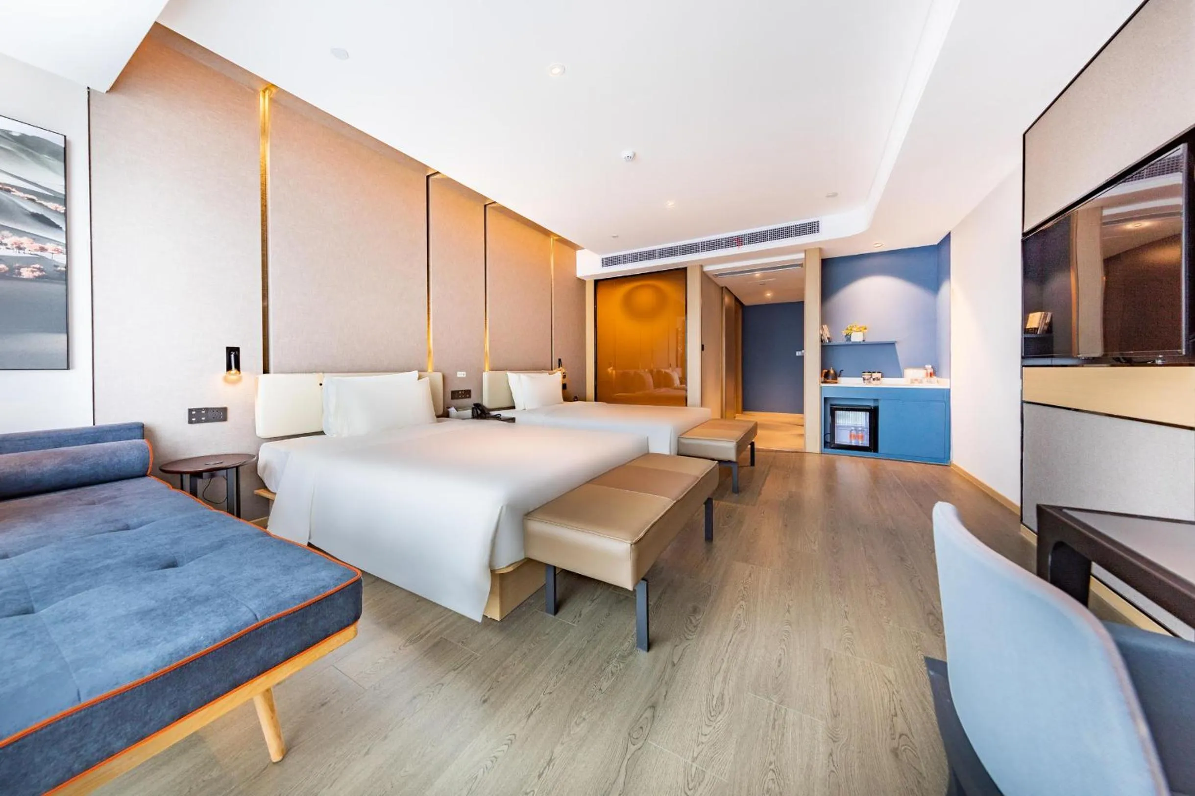 Bedroom, Bed in Atour Hotel Dongguan Fenggang