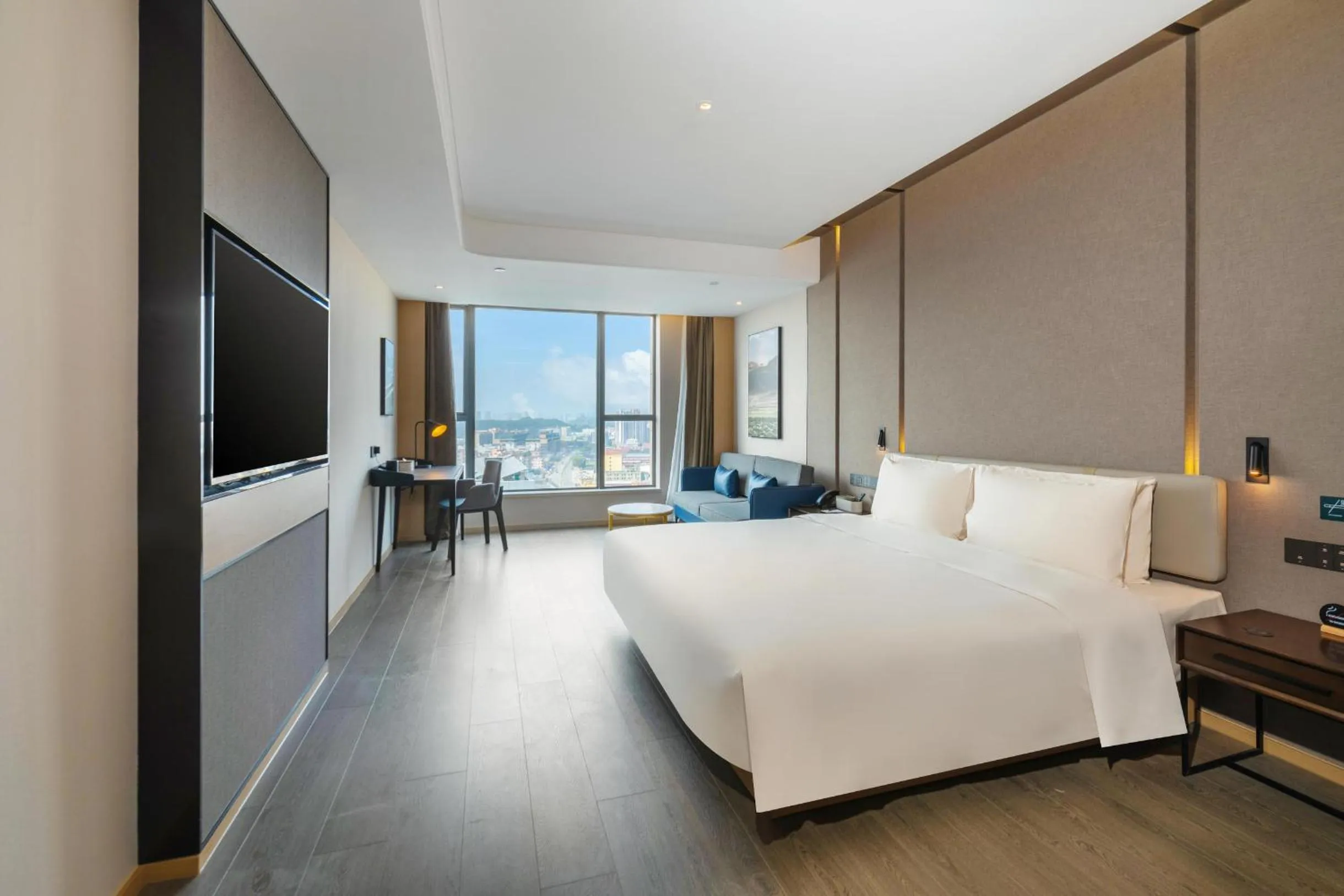 Bedroom, Bed in Atour Hotel Dongguan Fenggang