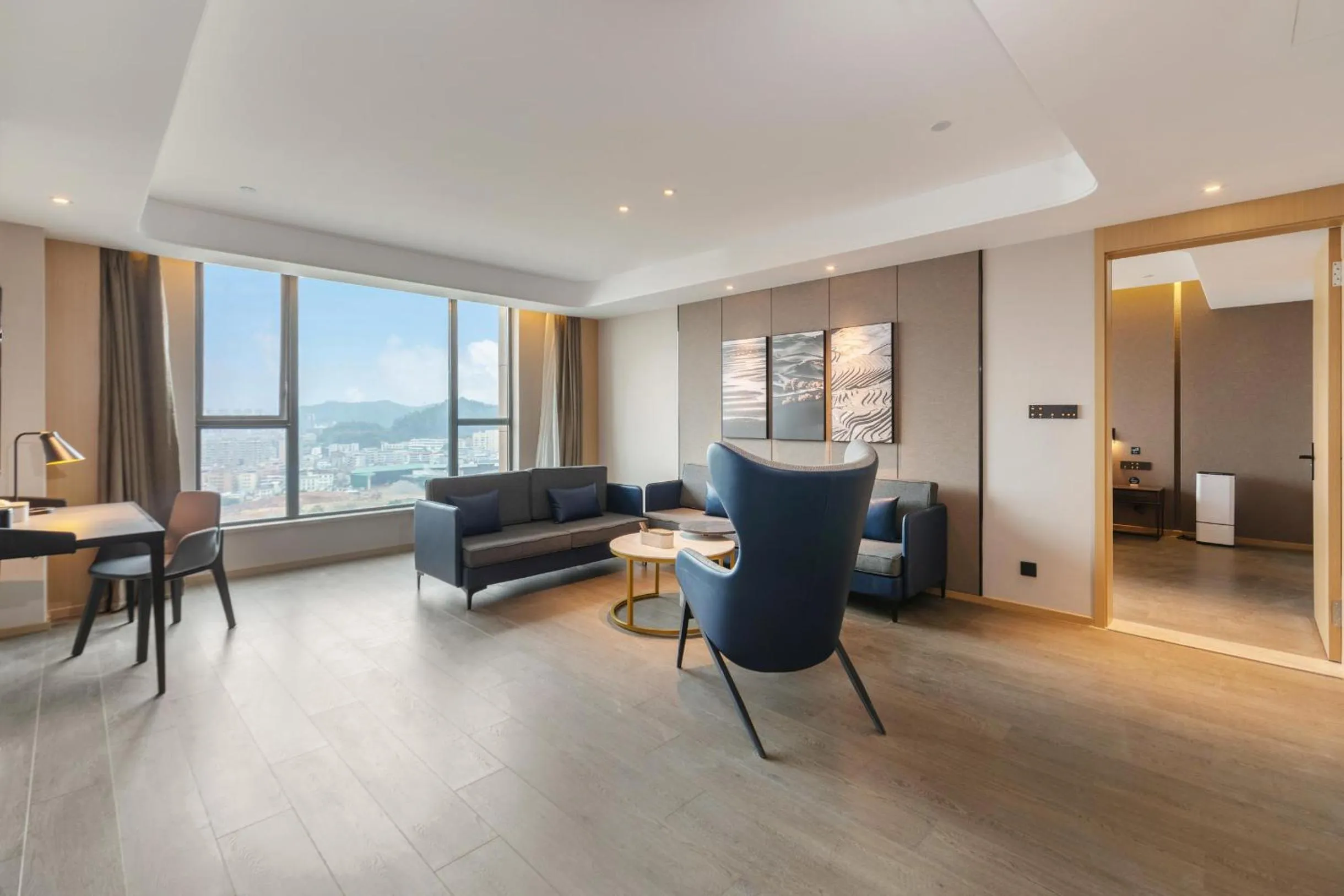 Living room in Atour Hotel Dongguan Fenggang