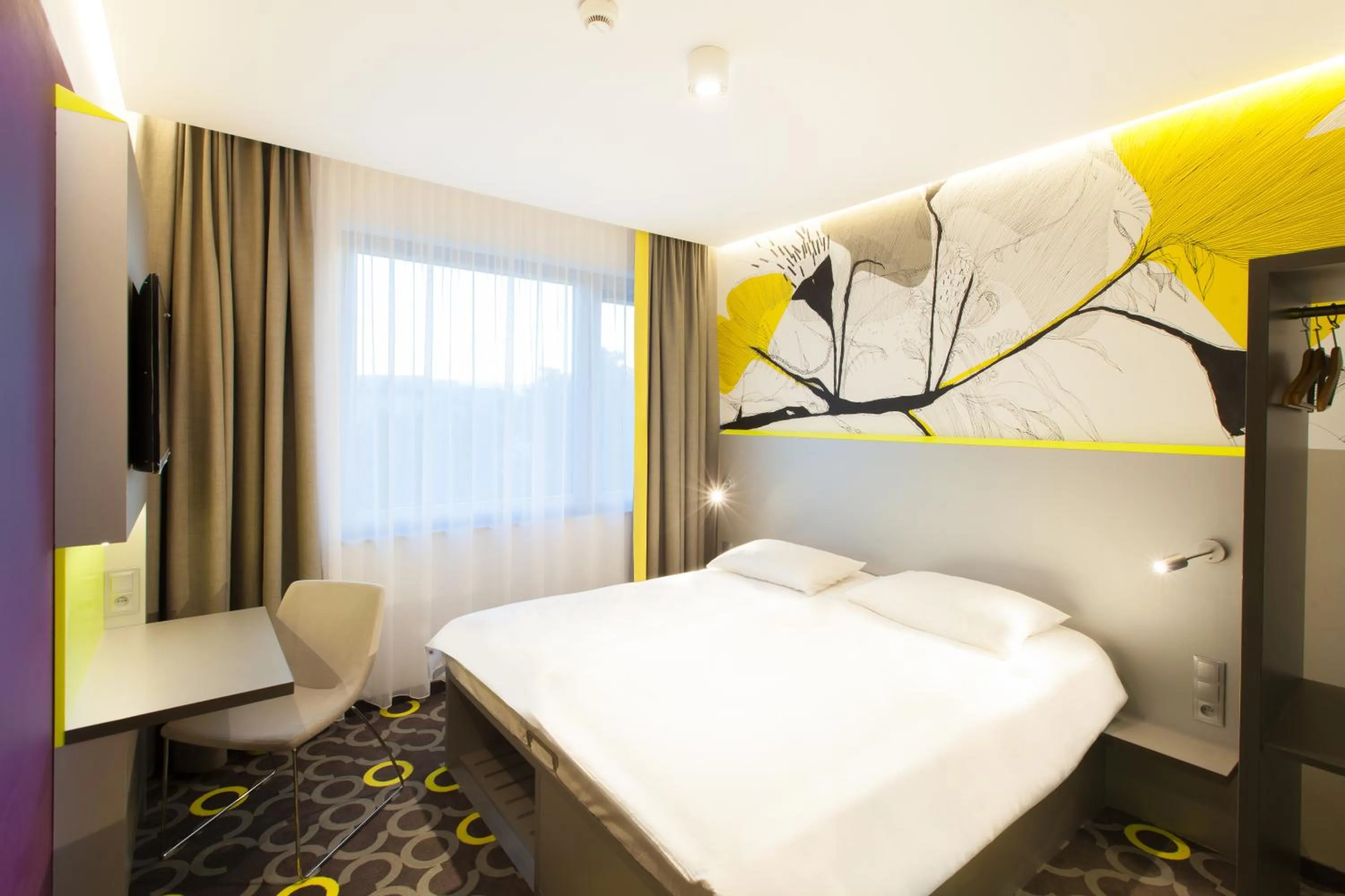 Bed in Qubus Hotel Żory