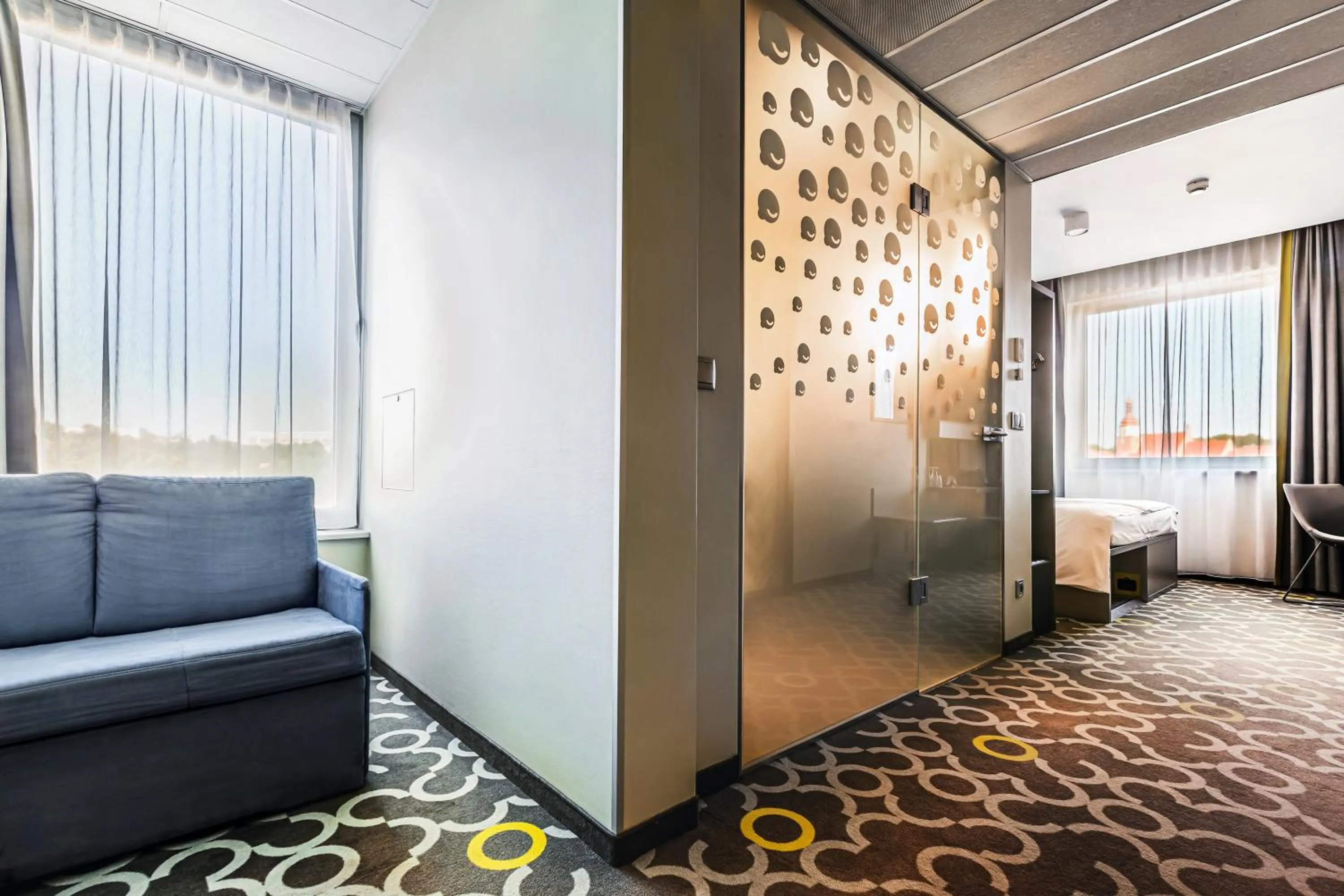 Bed in Qubus Hotel Żory