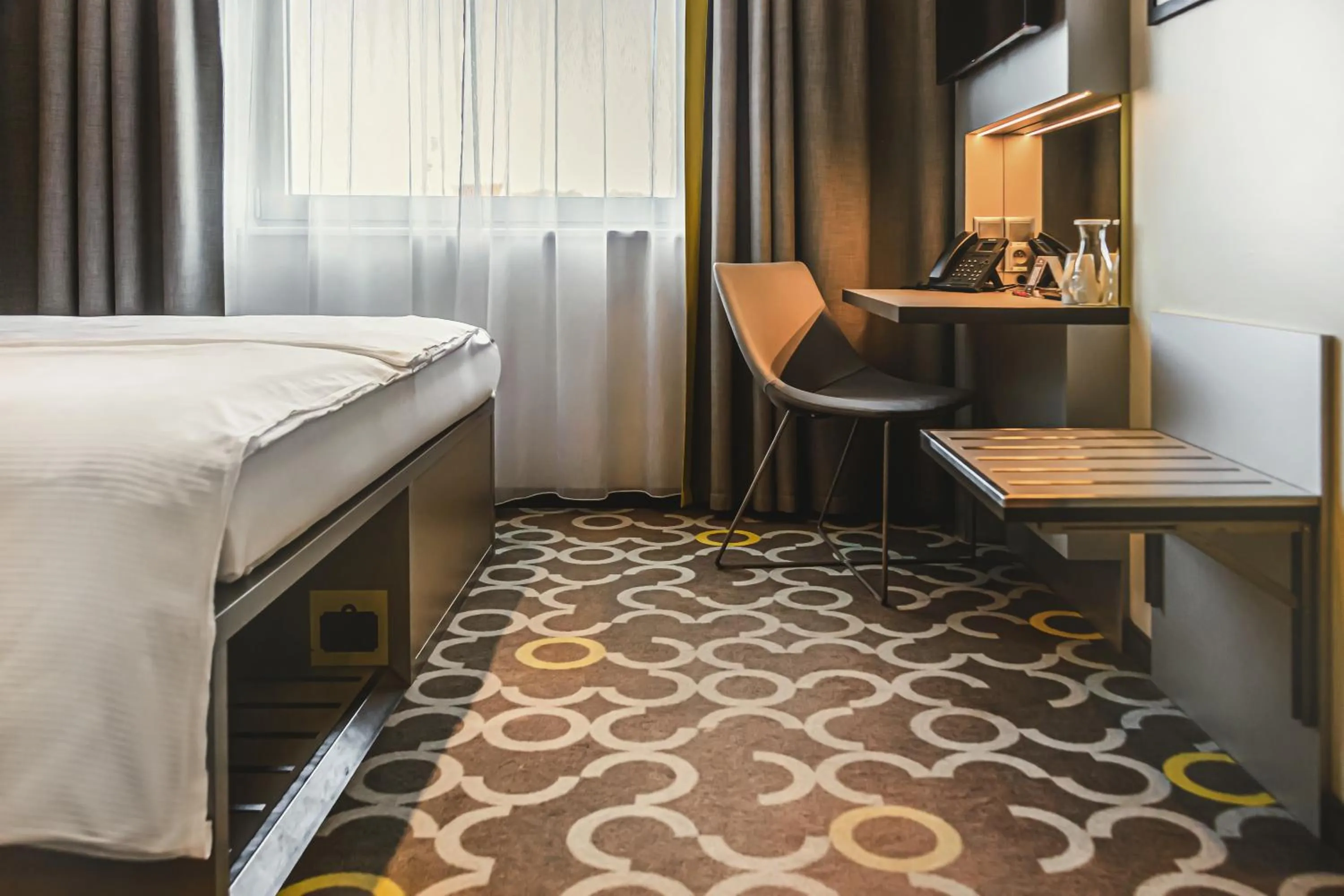 Bed in Qubus Hotel Żory