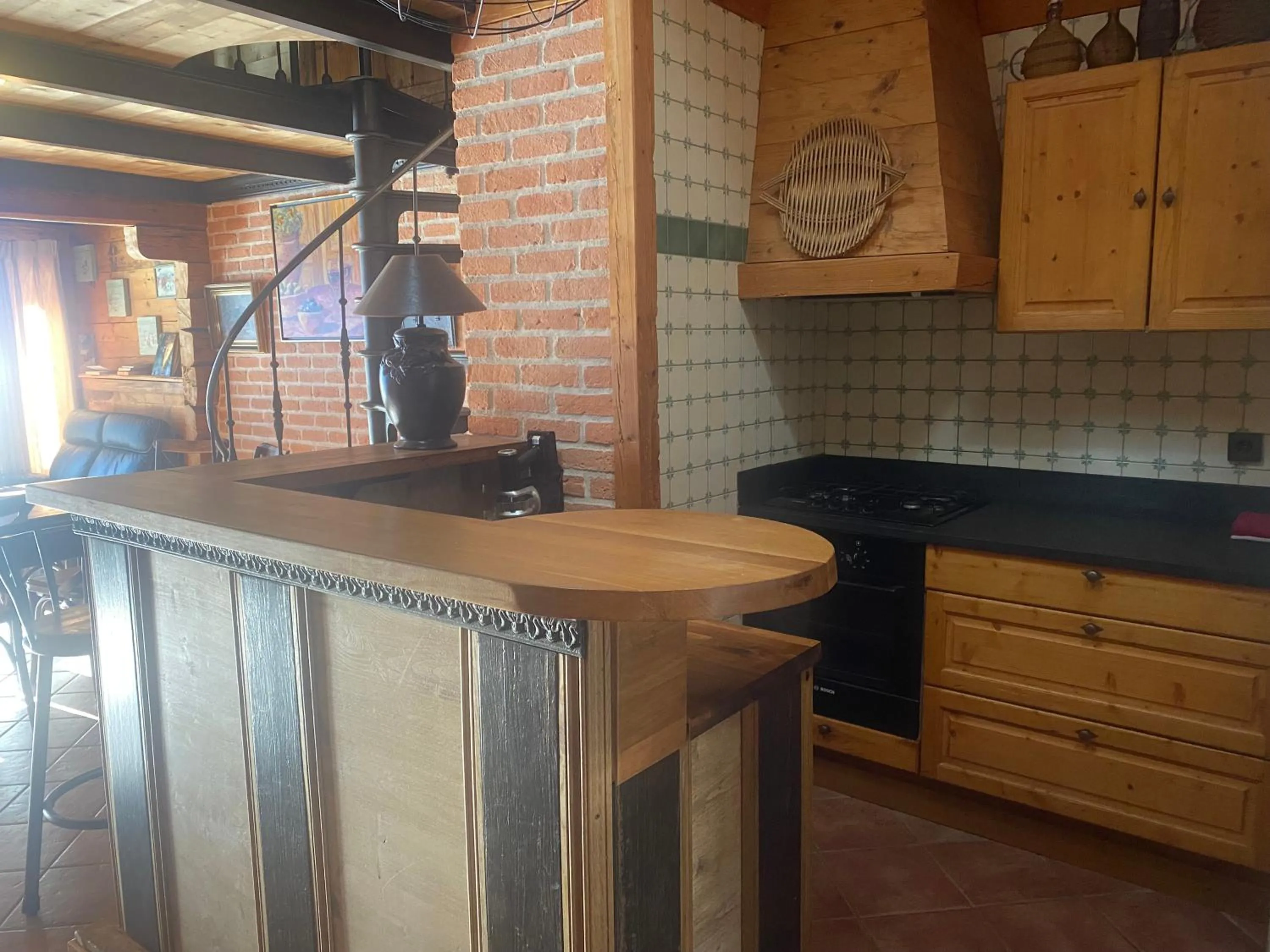 Kitchen or kitchenette in Chalet le 1791