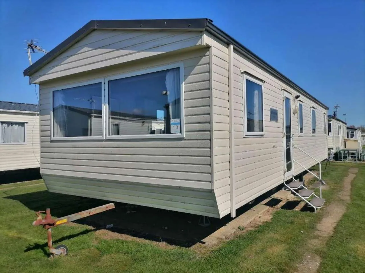 Property building in Camber Sands Holiday Park