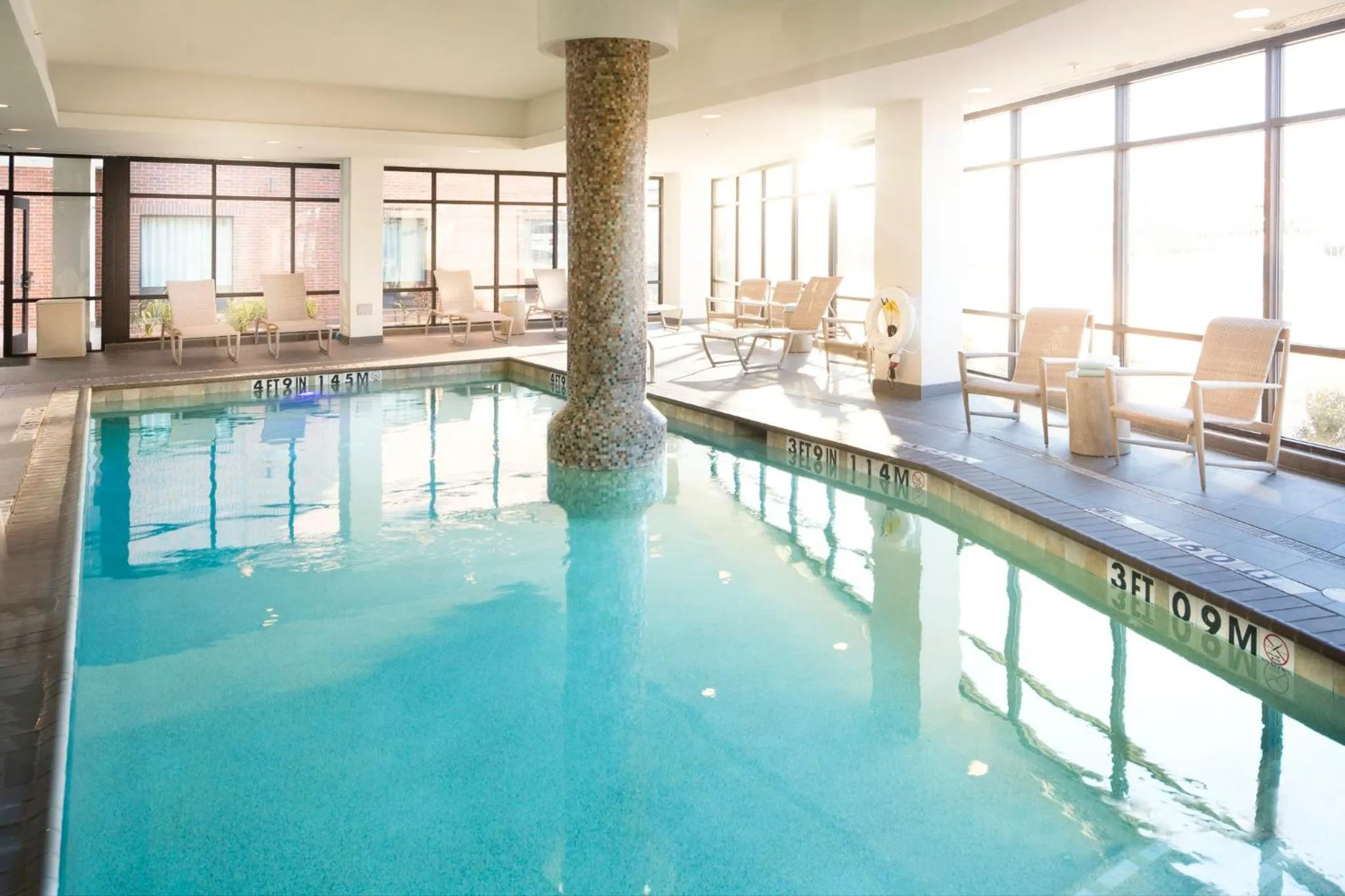 Swimming pool in Holiday Inn Express & Suites Oklahoma City Downtown - Bricktown by IHG