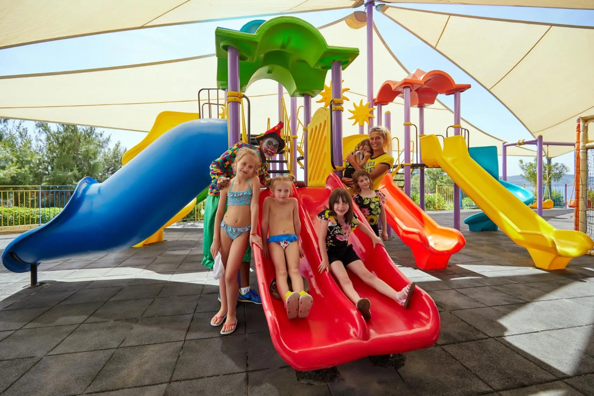Children play ground in La Blanche Island Bodrum