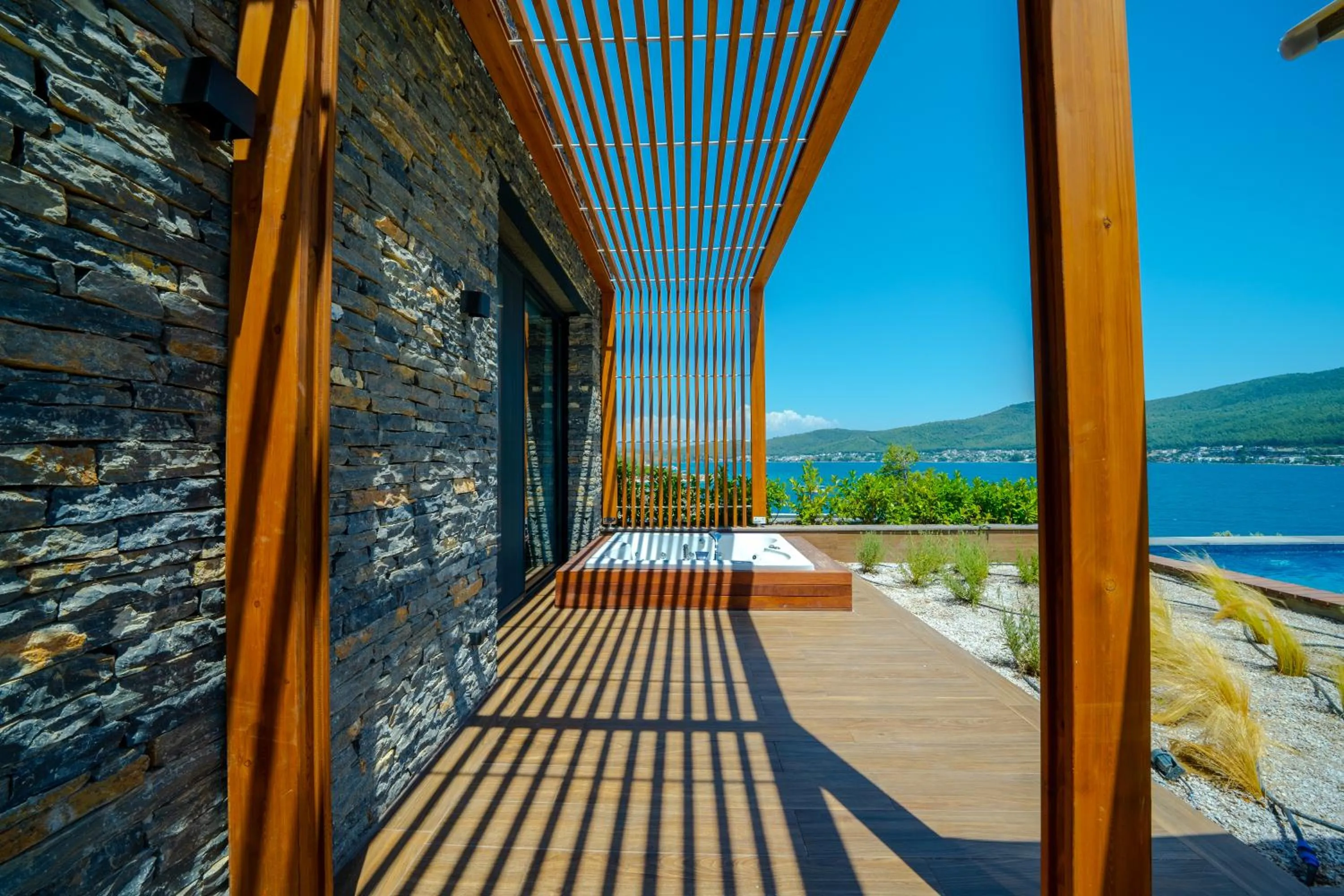 Day in La Blanche Island Bodrum