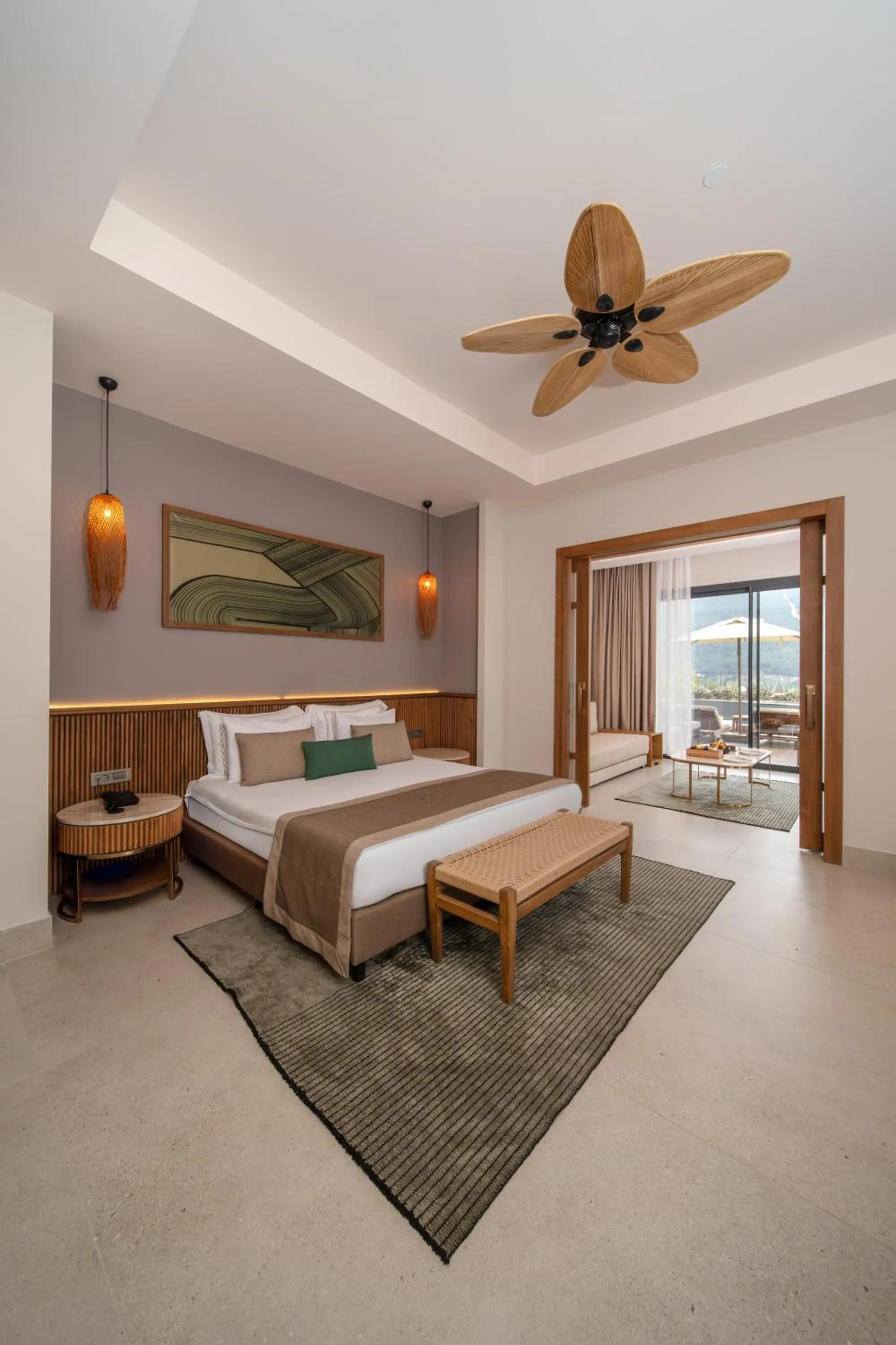 Bedroom, Bed in La Blanche Island Bodrum
