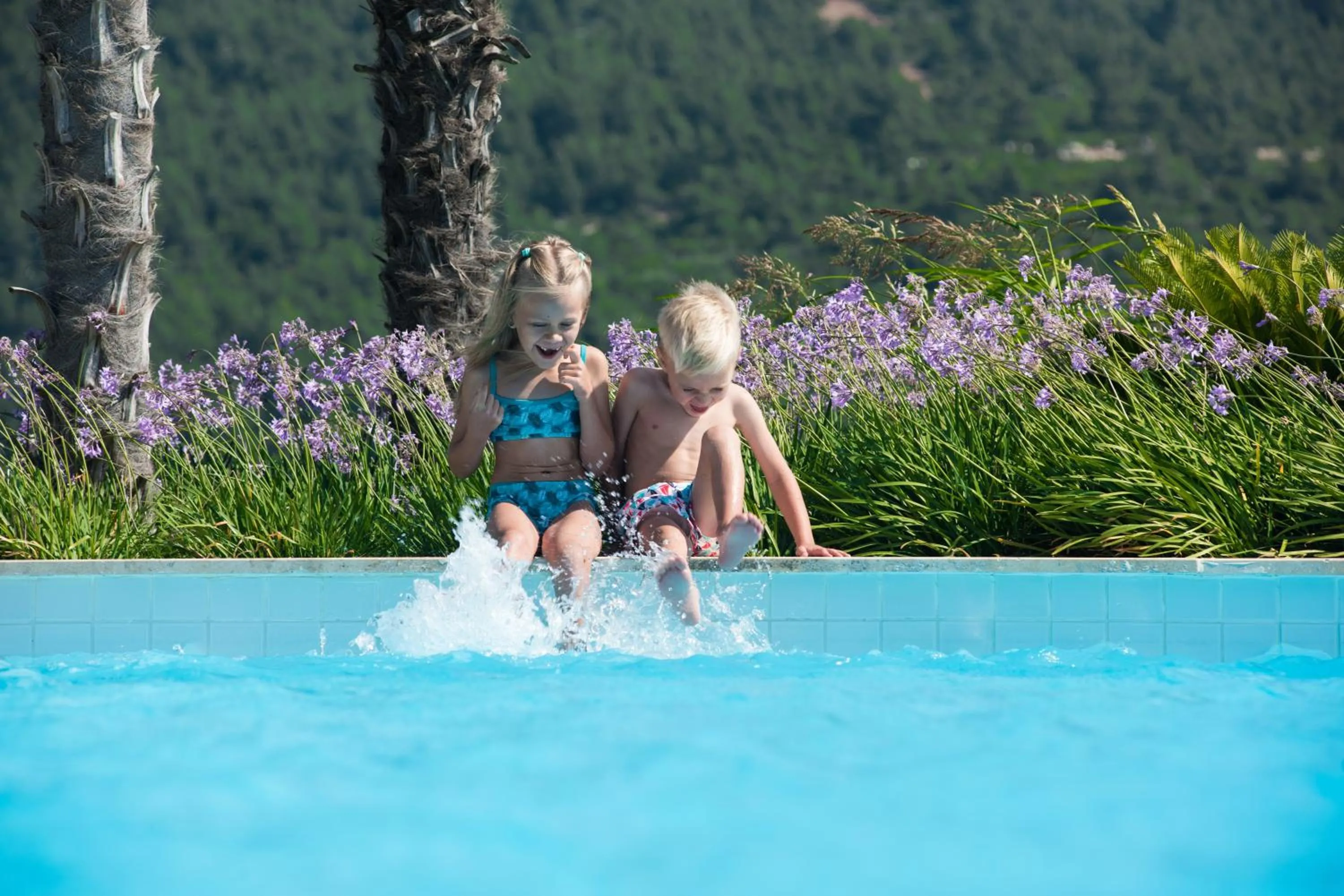 Swimming pool in La Blanche Island Bodrum