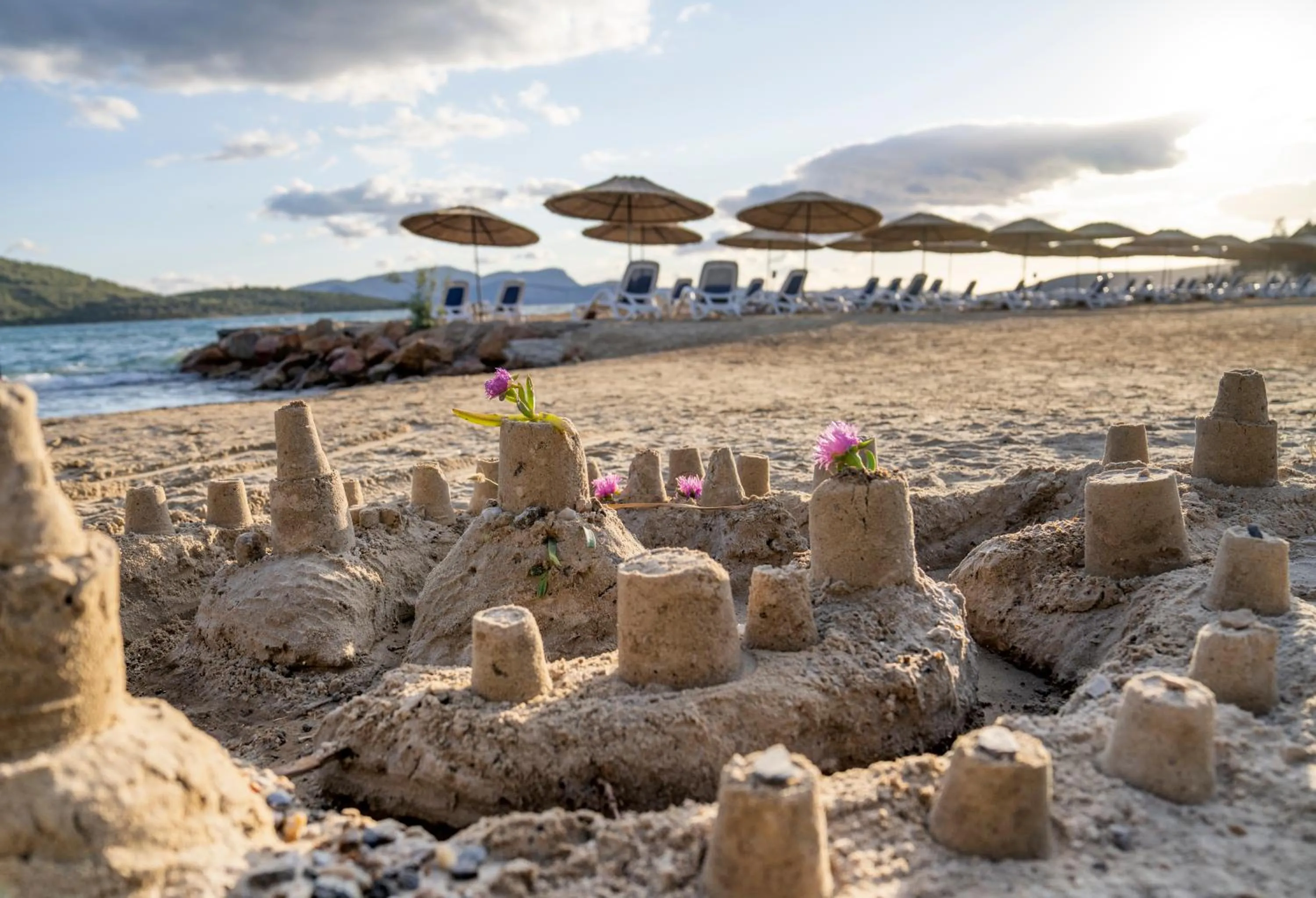 Beach in La Blanche Island Bodrum
