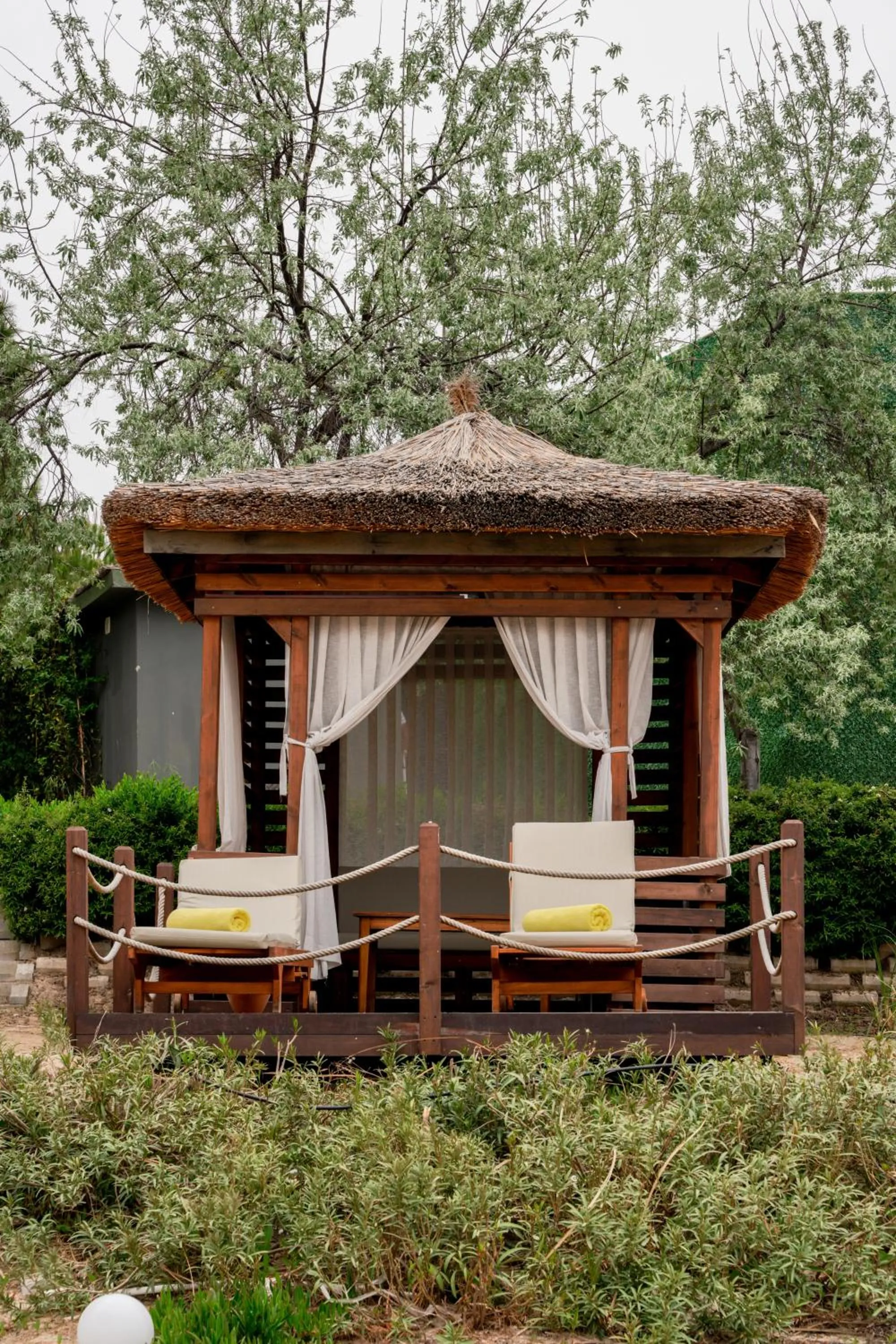 Seating area in La Blanche Island Bodrum