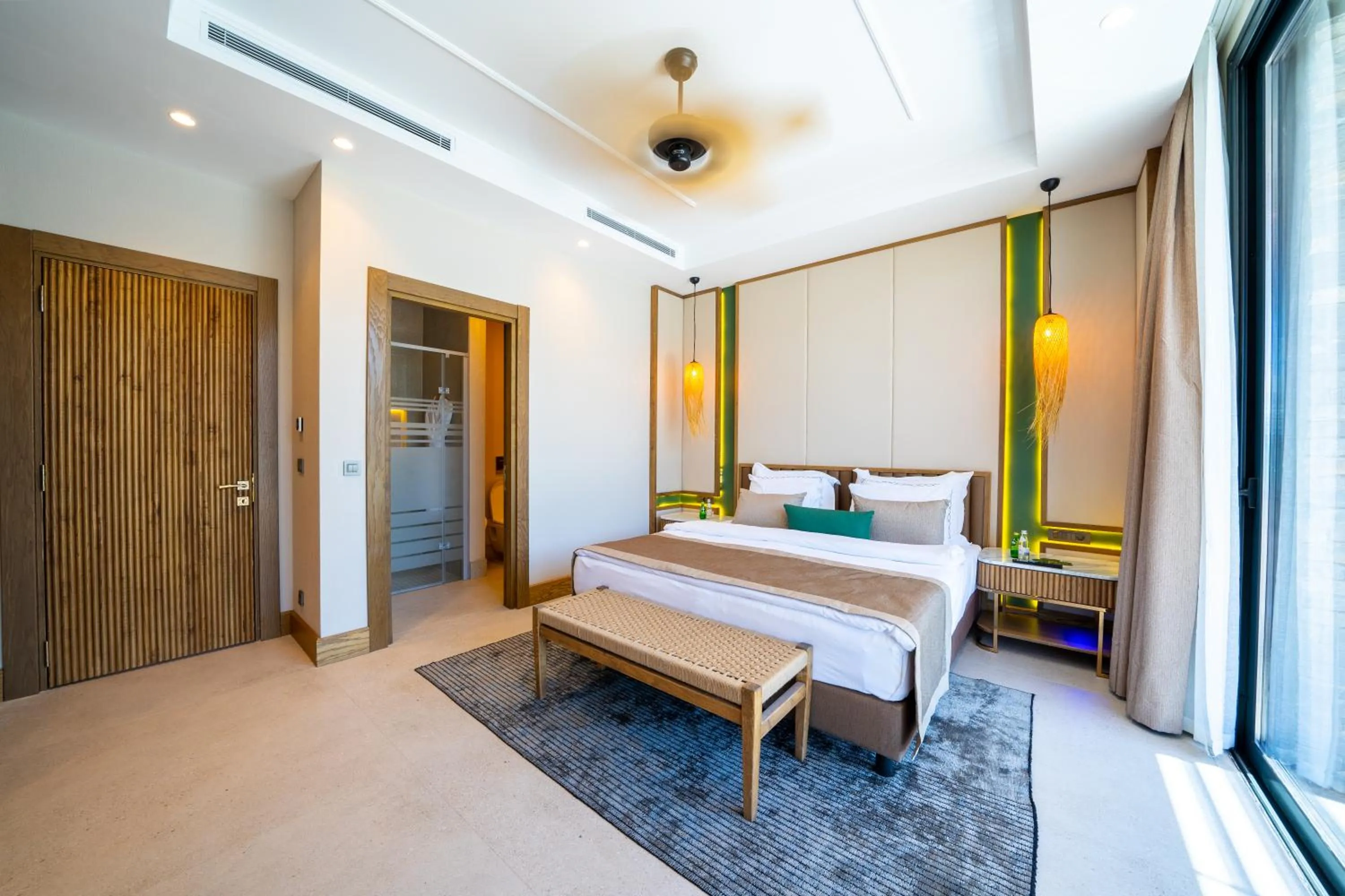 Bedroom, Bed in La Blanche Island Bodrum