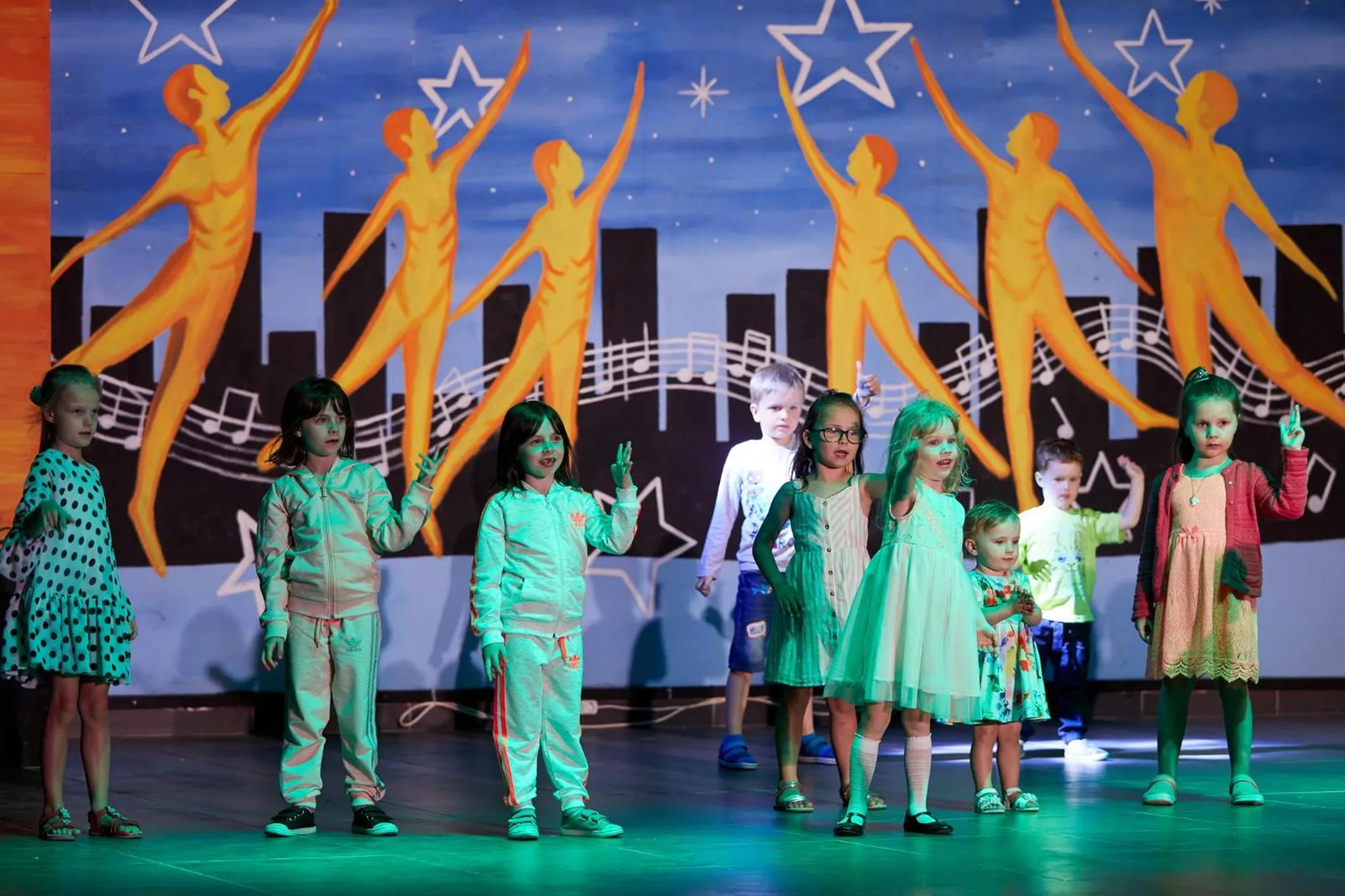 Evening entertainment in La Blanche Island Bodrum