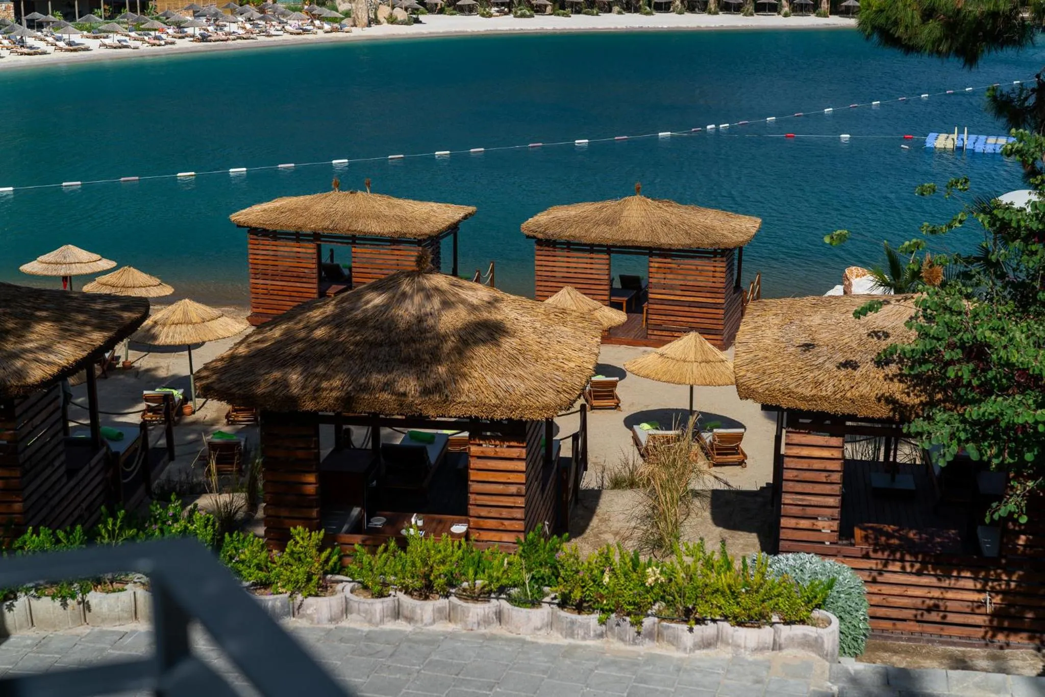 Property building in La Blanche Island Bodrum