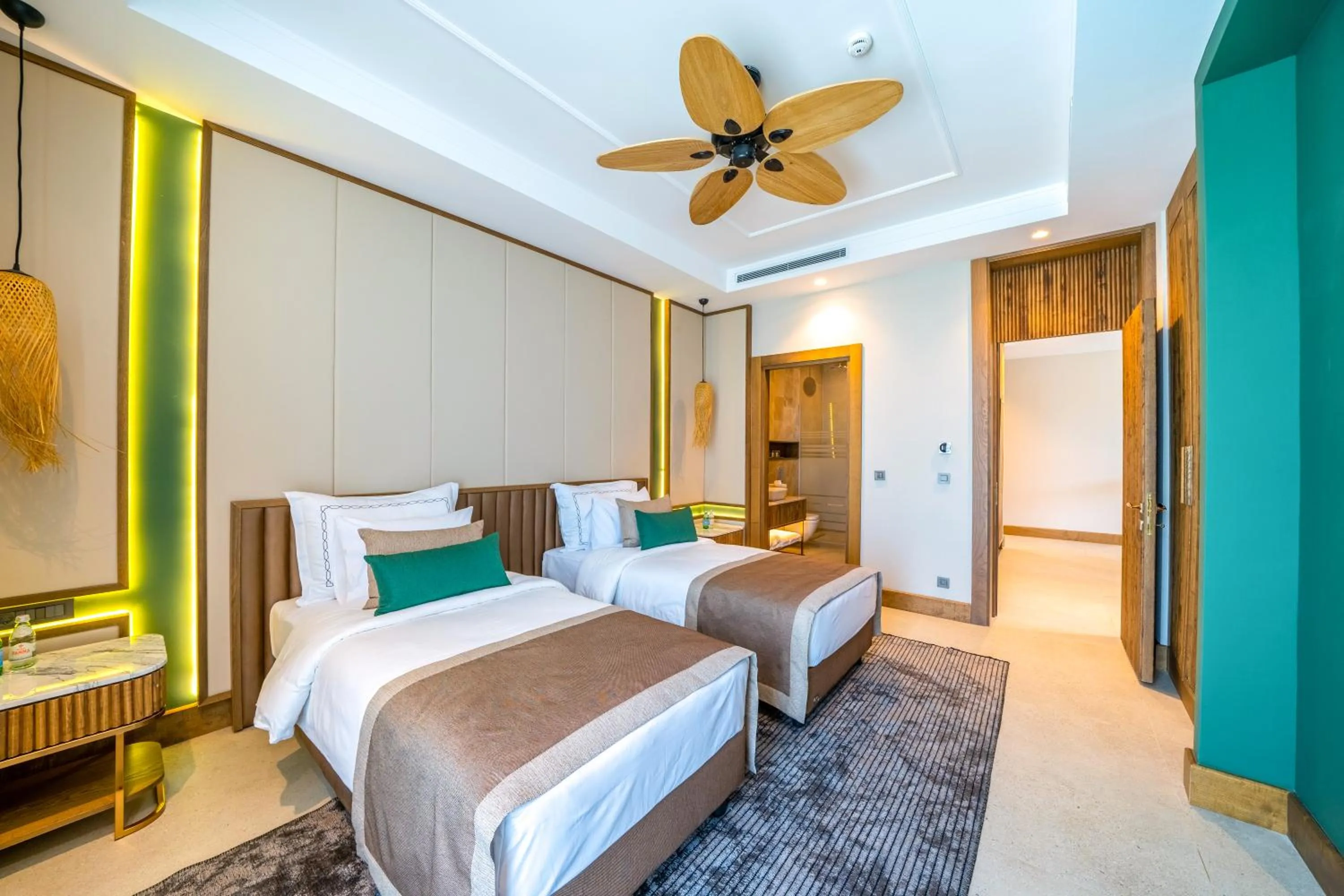 Bed in La Blanche Island Bodrum