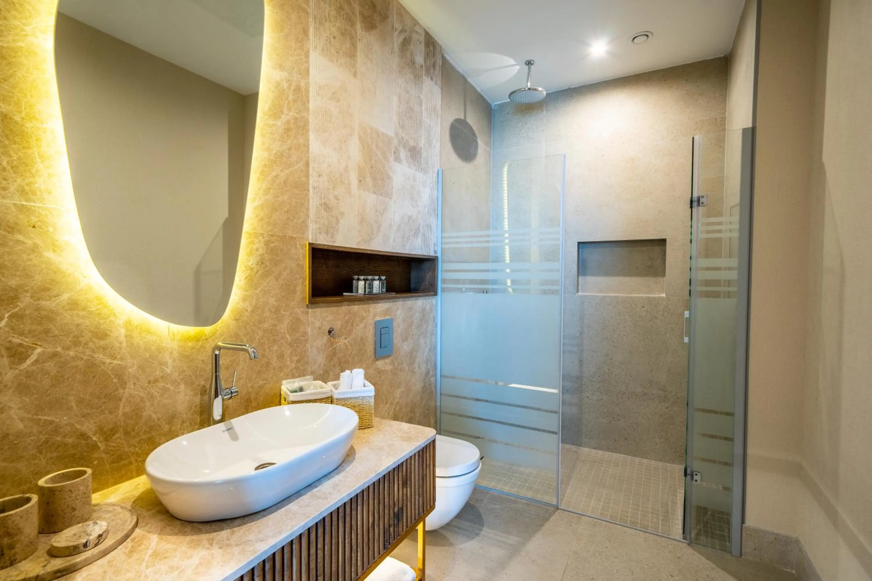 Shower in La Blanche Island Bodrum