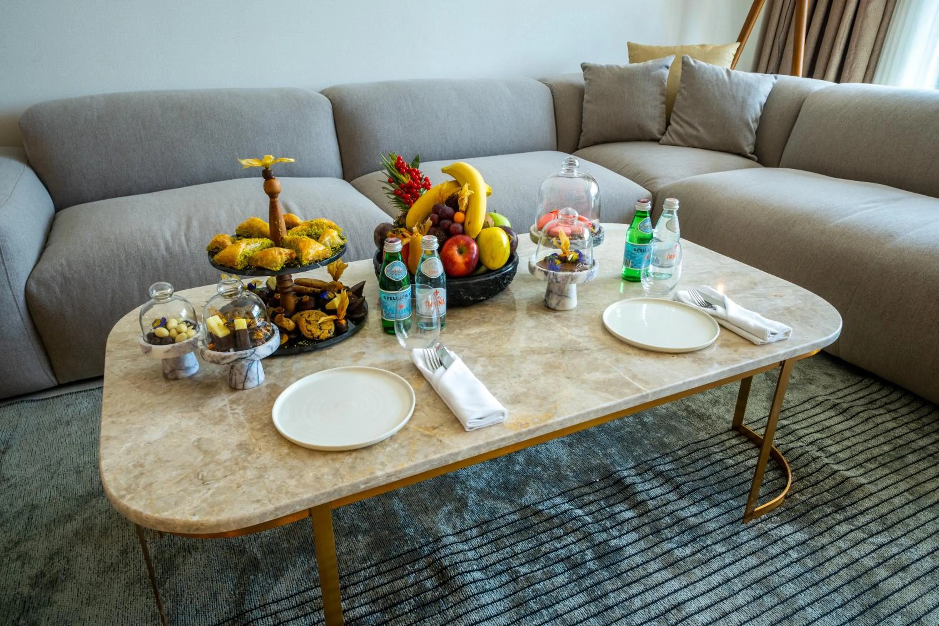 Living room in La Blanche Island Bodrum