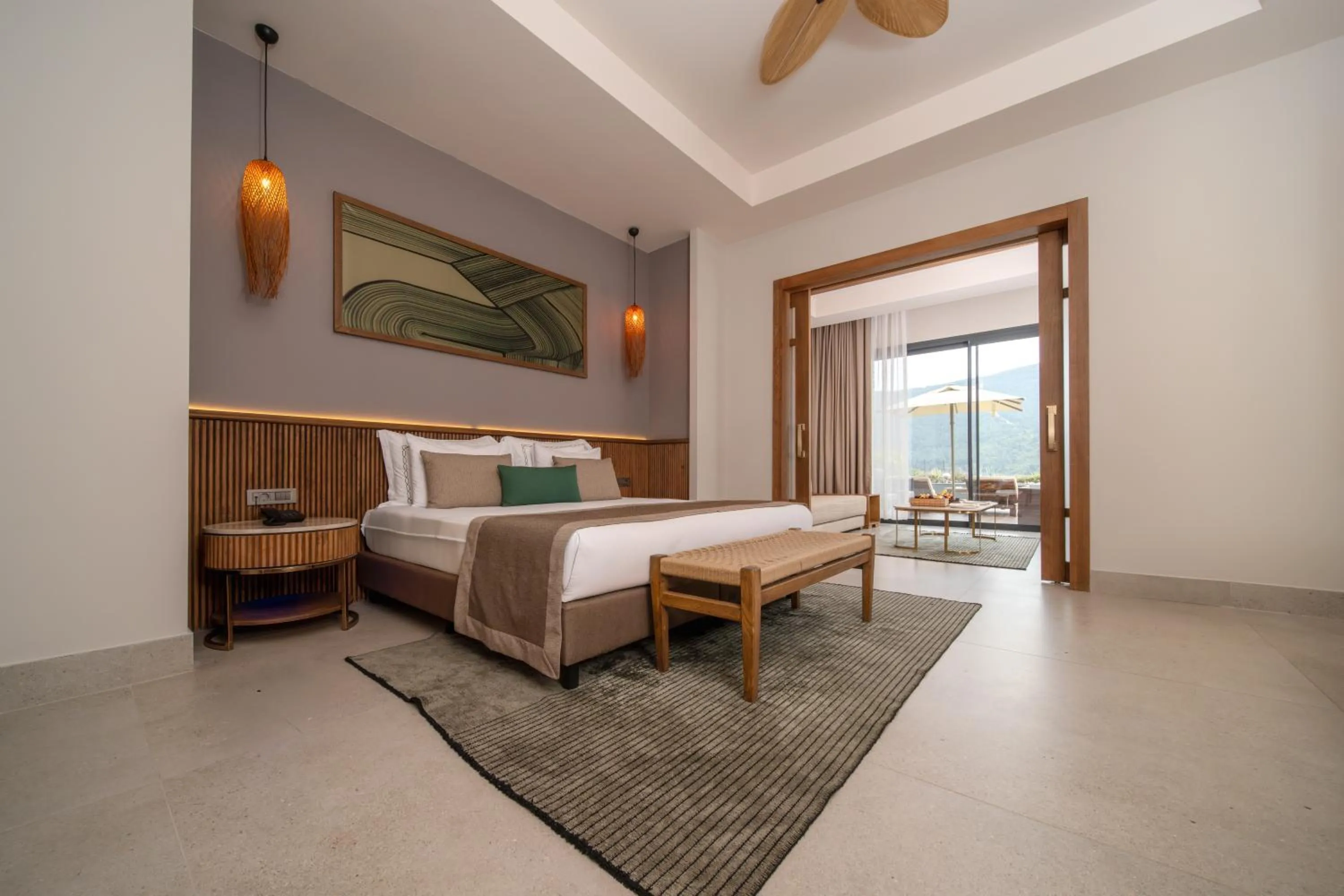 Bedroom, Bed in La Blanche Island Bodrum