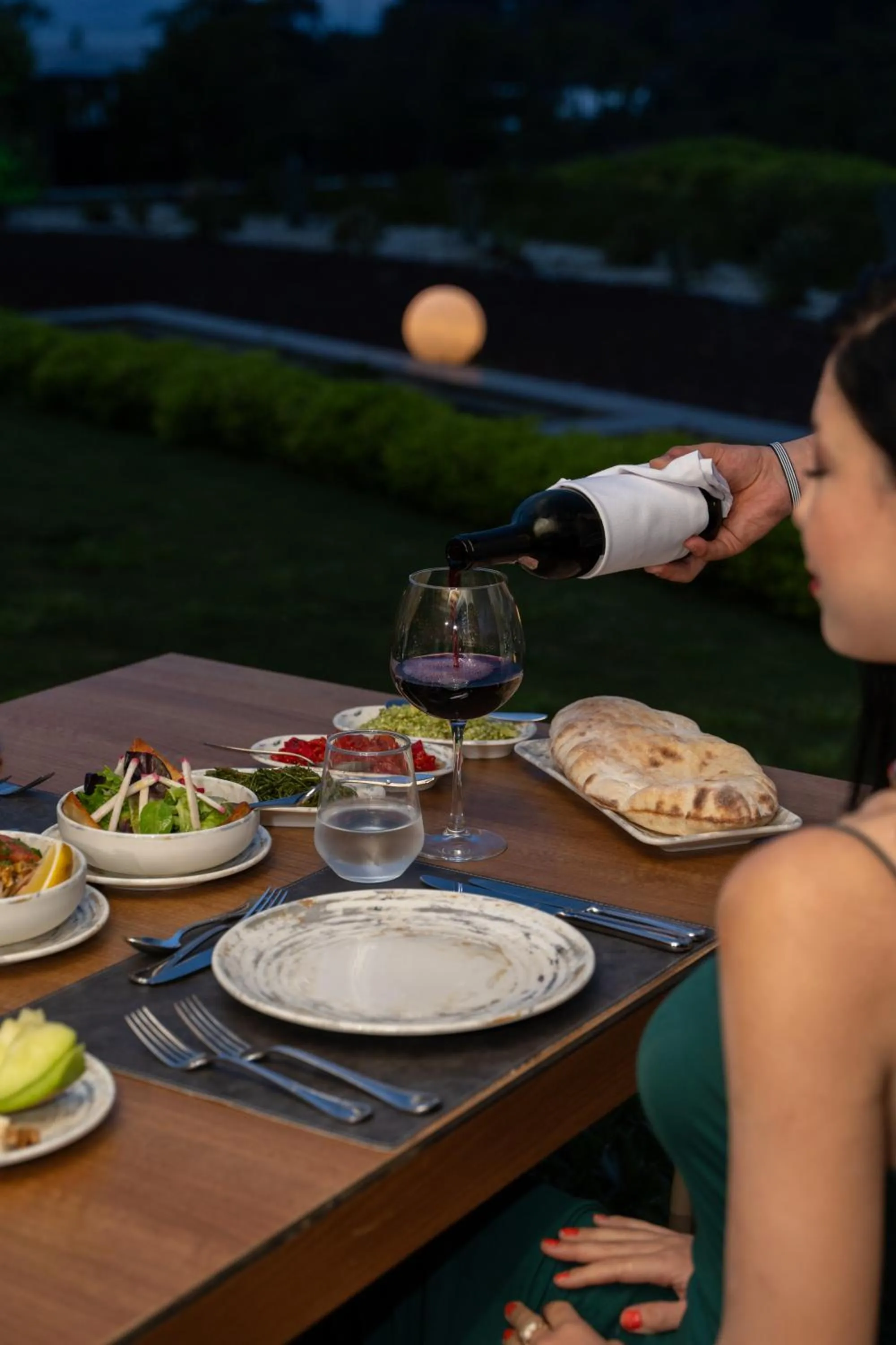 Food and drinks in La Blanche Island Bodrum