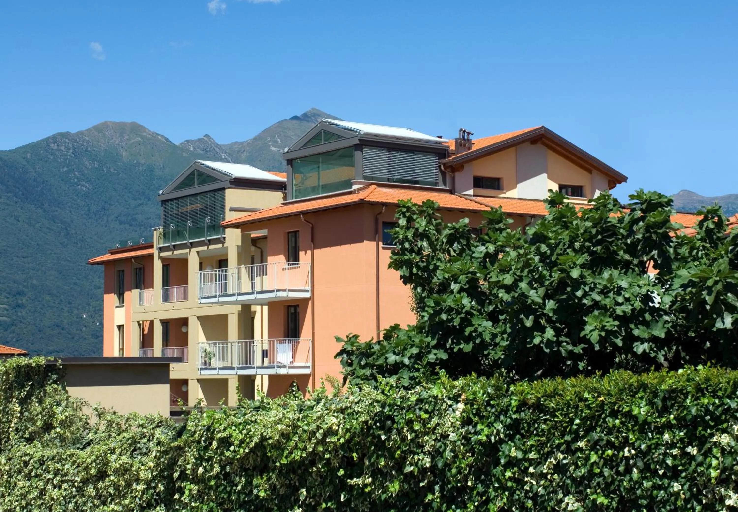 Bird's eye view in Golfo Gabella Lake Apartments