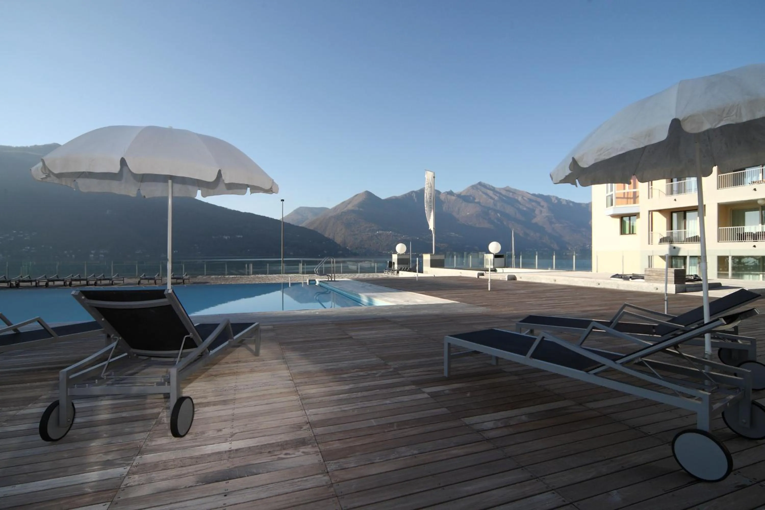 Swimming pool in Golfo Gabella Lake Apartments