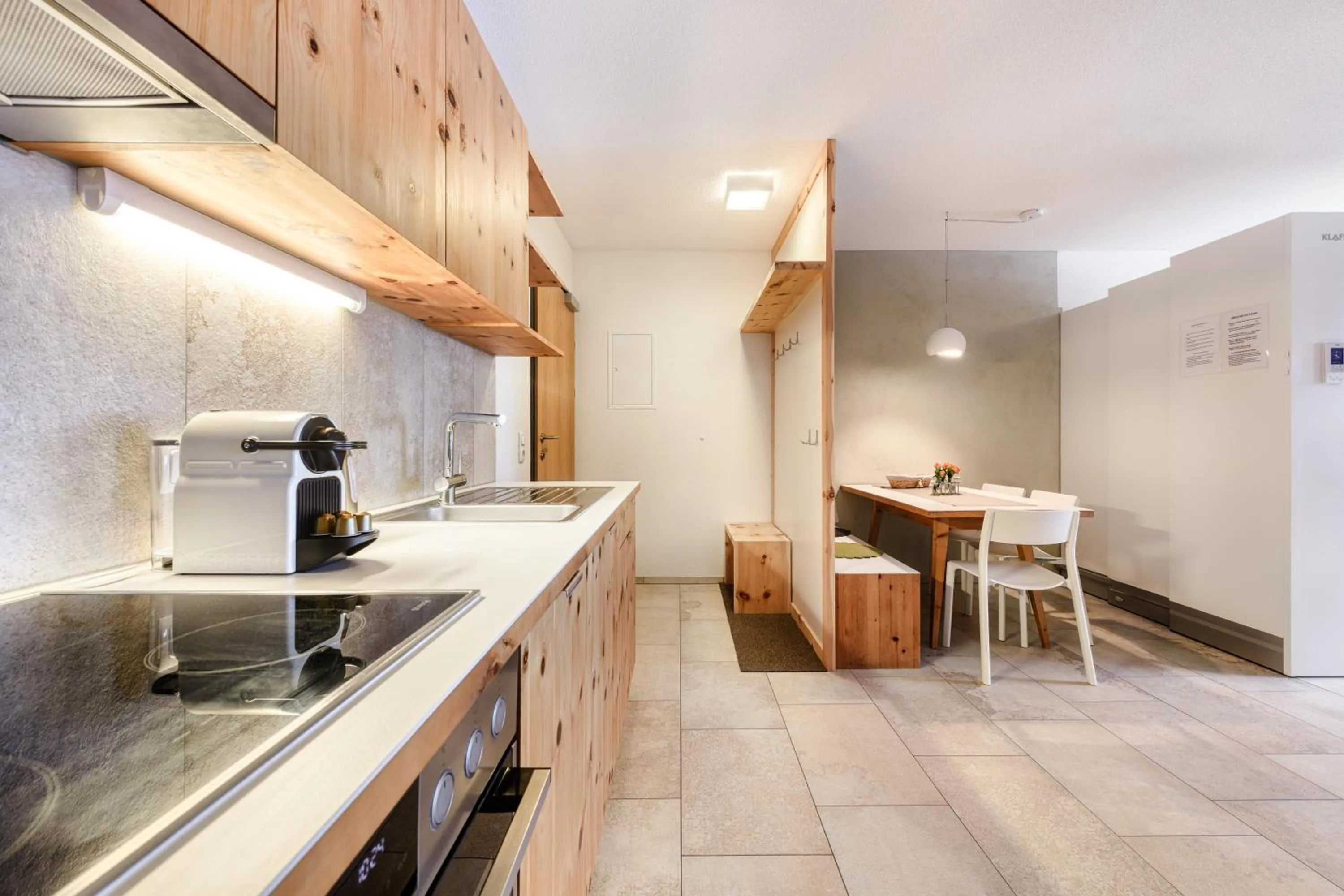 kitchen in Damüls Appartements