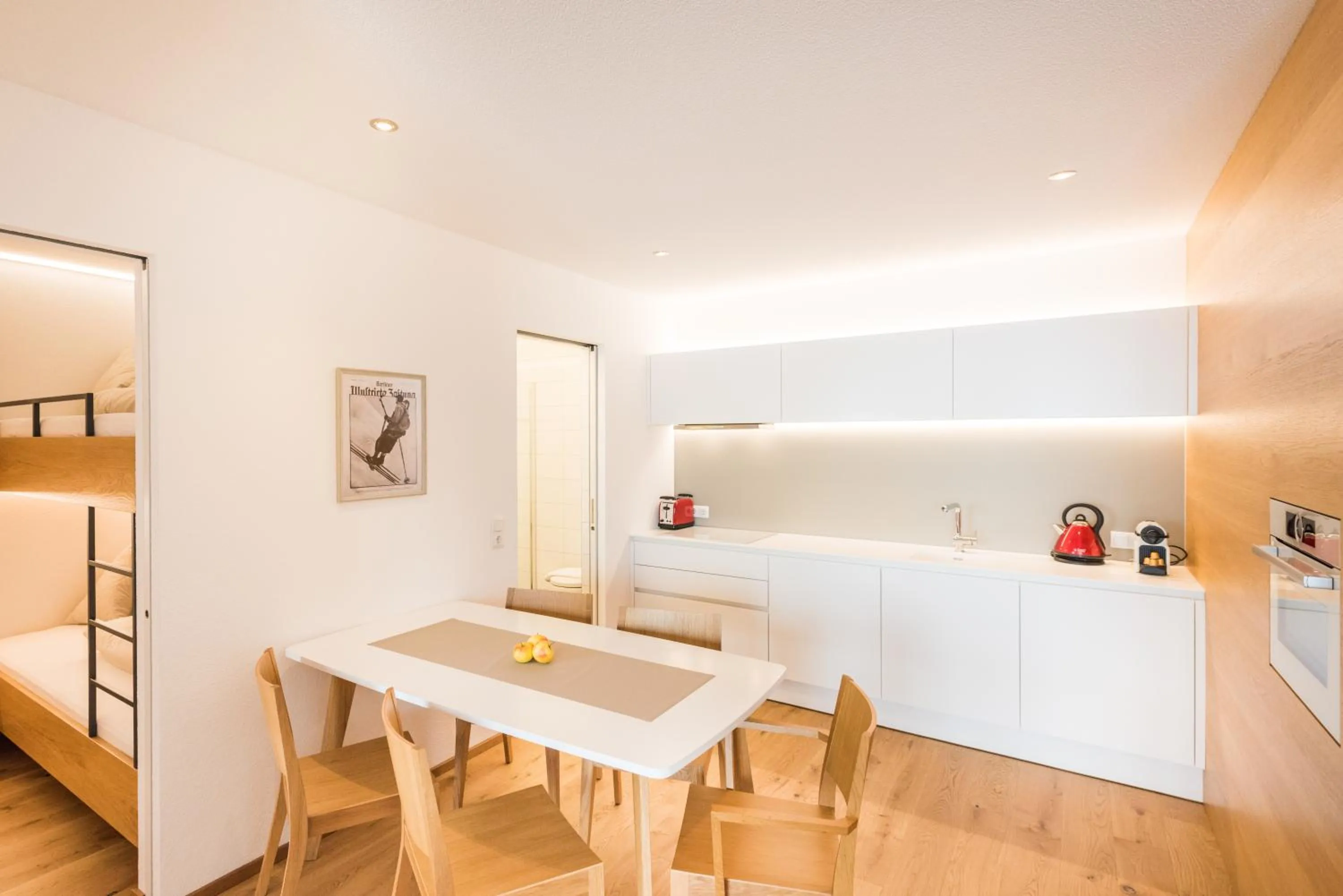 Kitchen or kitchenette in Damüls Appartements