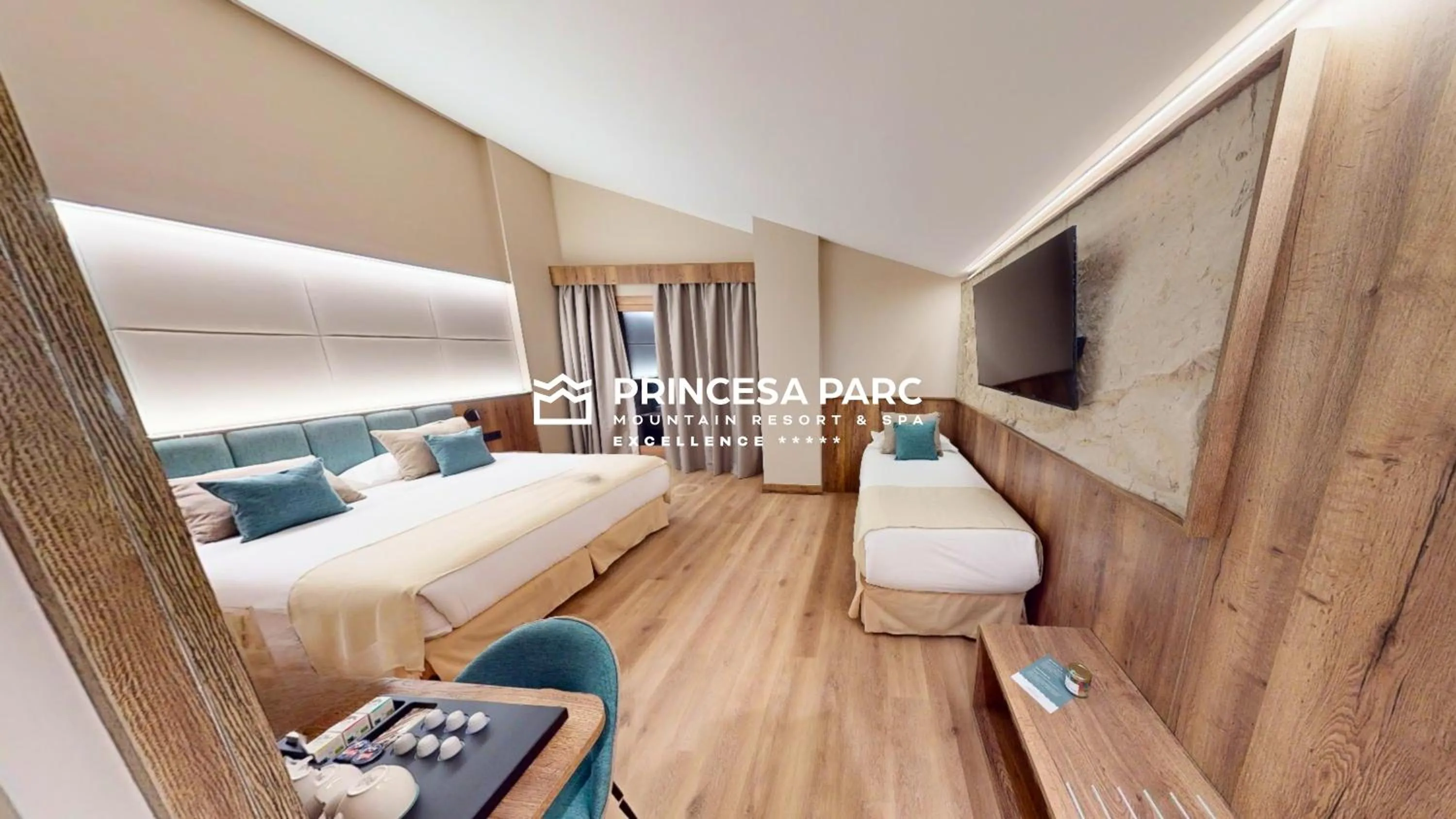 Bed in Hotel Princesa Parc Excellence