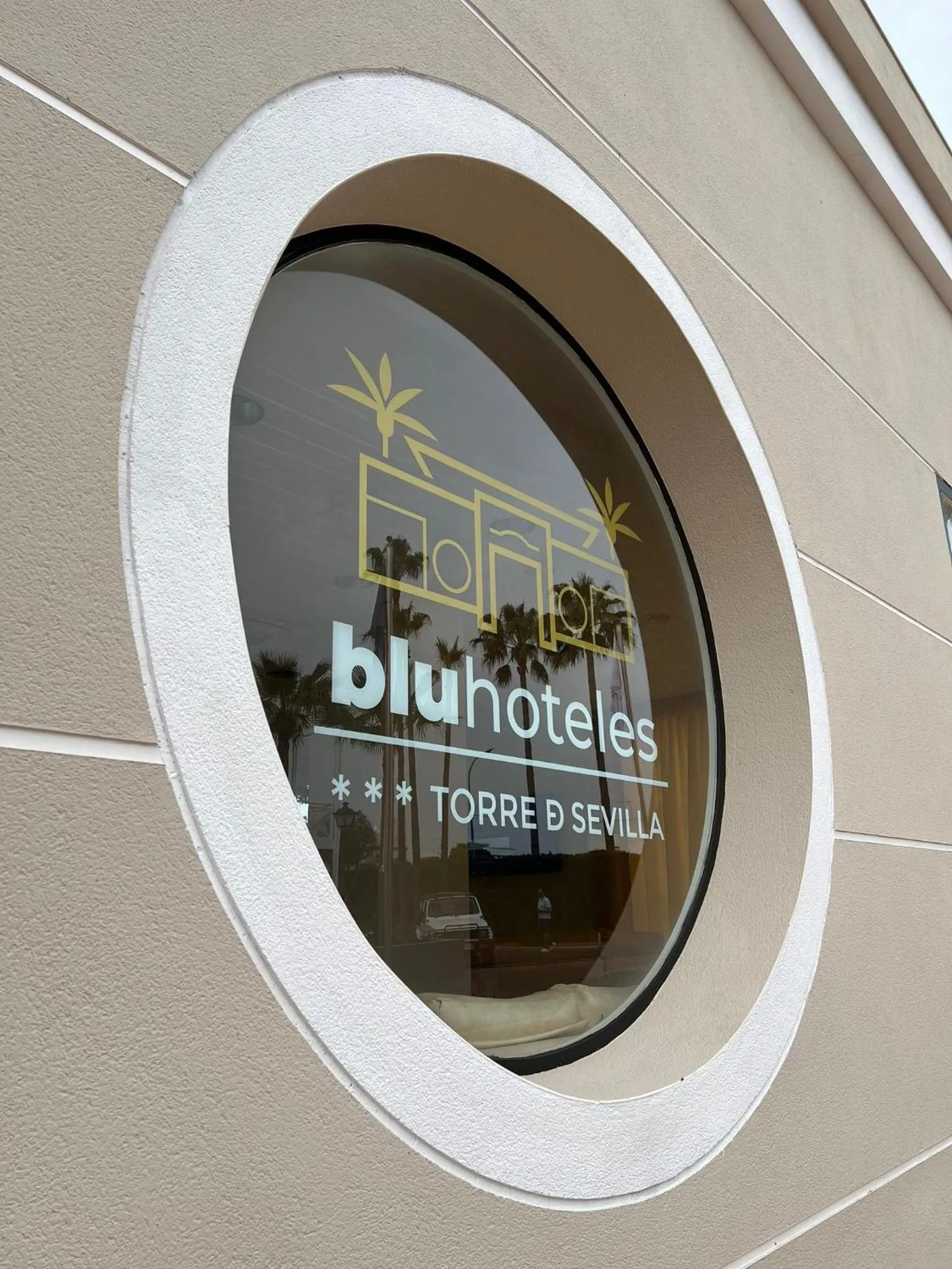 Property building in Hospedium Hotel Sky Blu Torre de Sevilla