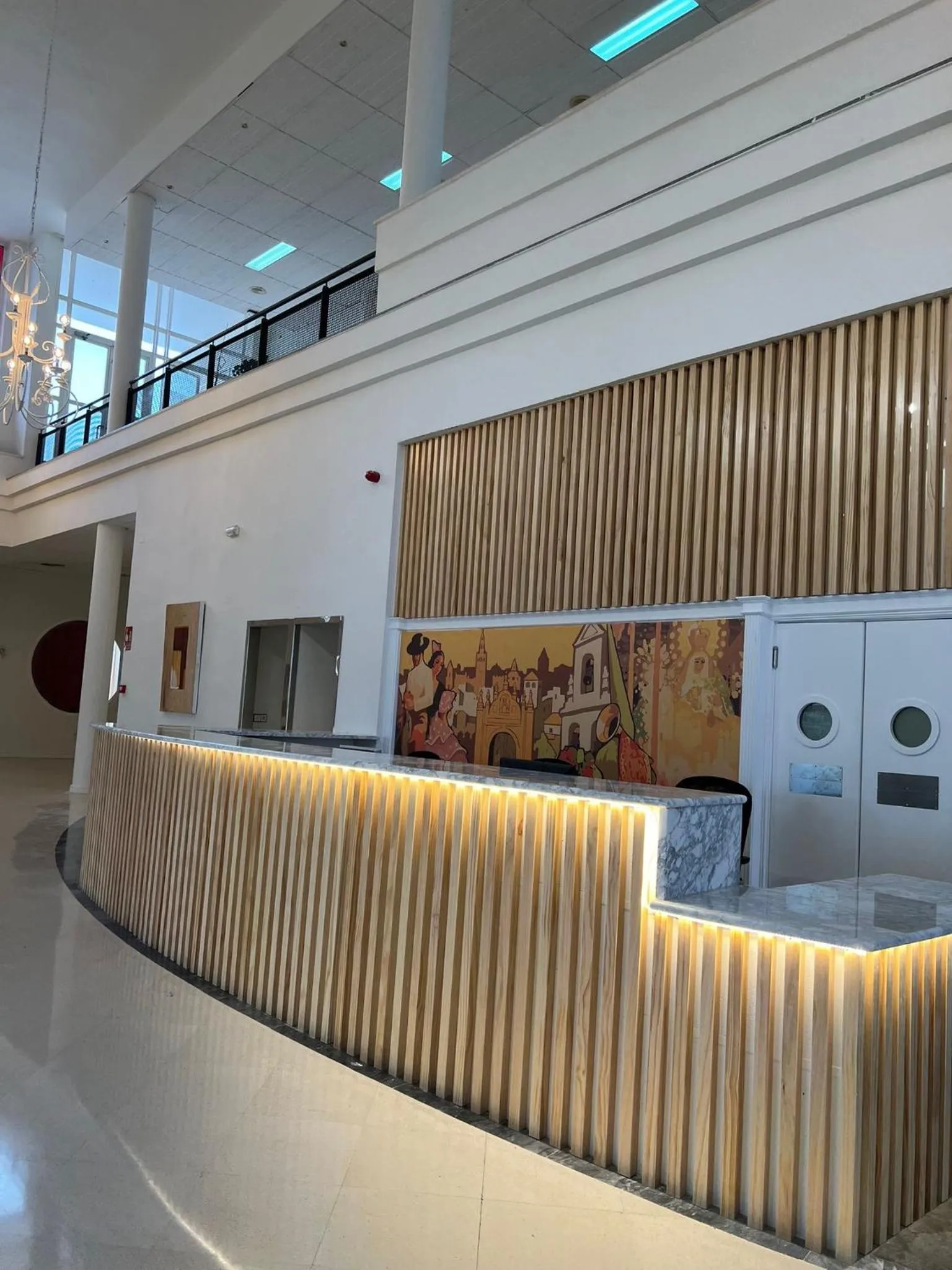 Lobby or reception in Hospedium Hotel Sky Blu Torre de Sevilla