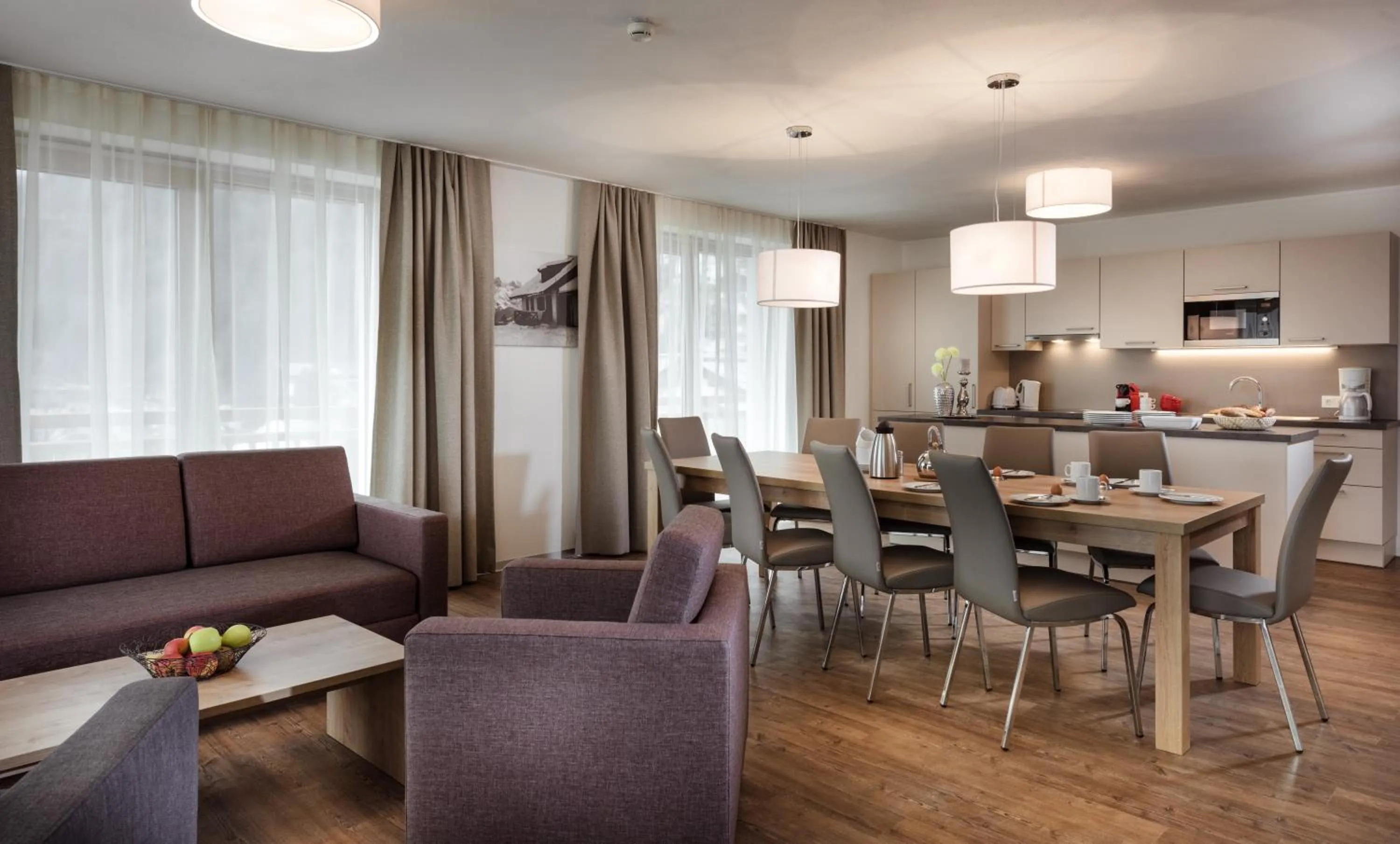 Living room in AlpenParks Hotel & Apartment Central Zell am See