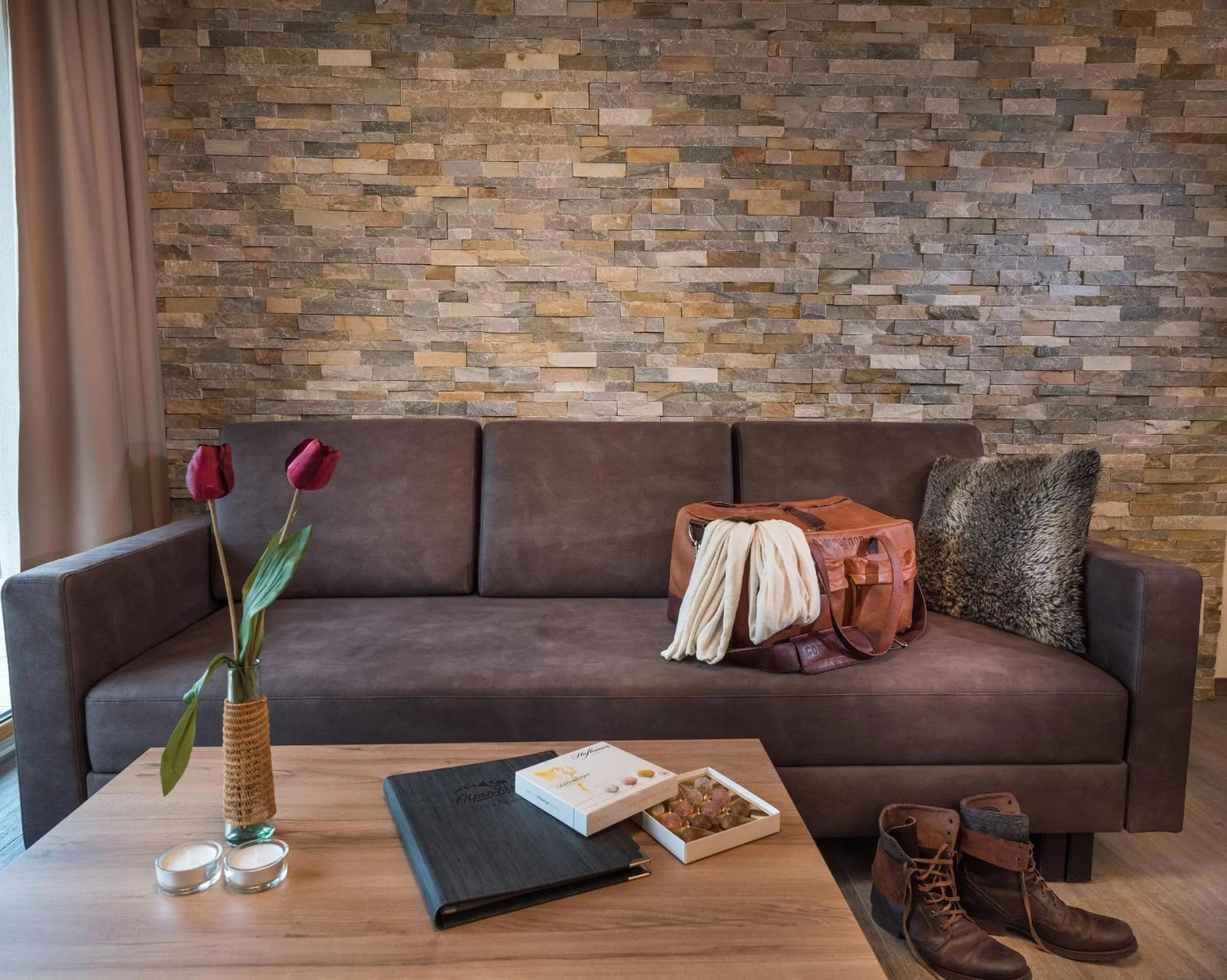 Living room in AlpenParks Hotel & Apartment Central Zell am See