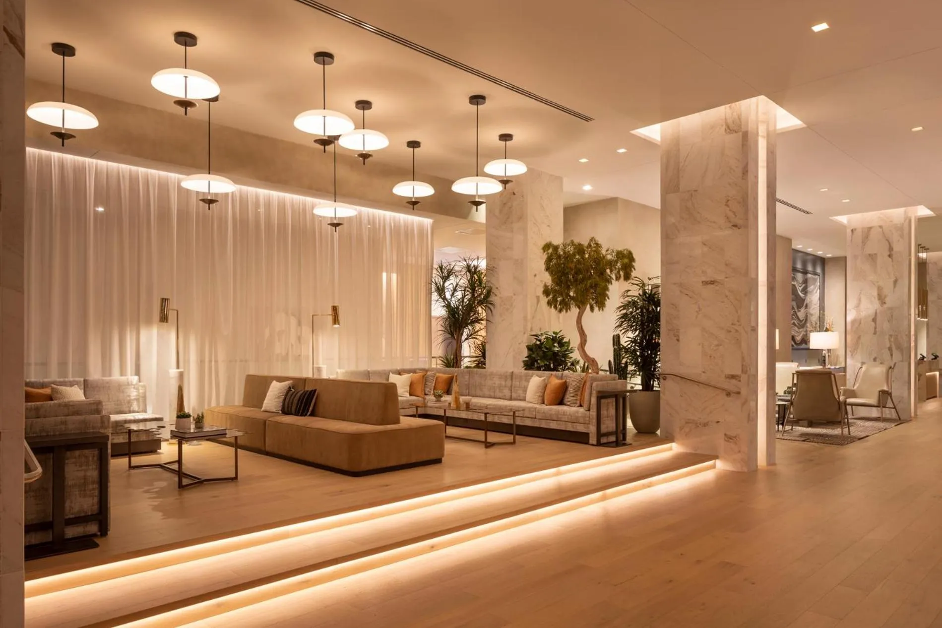 Lobby or reception in Caesars Republic Scottsdale, a Hilton Hotel