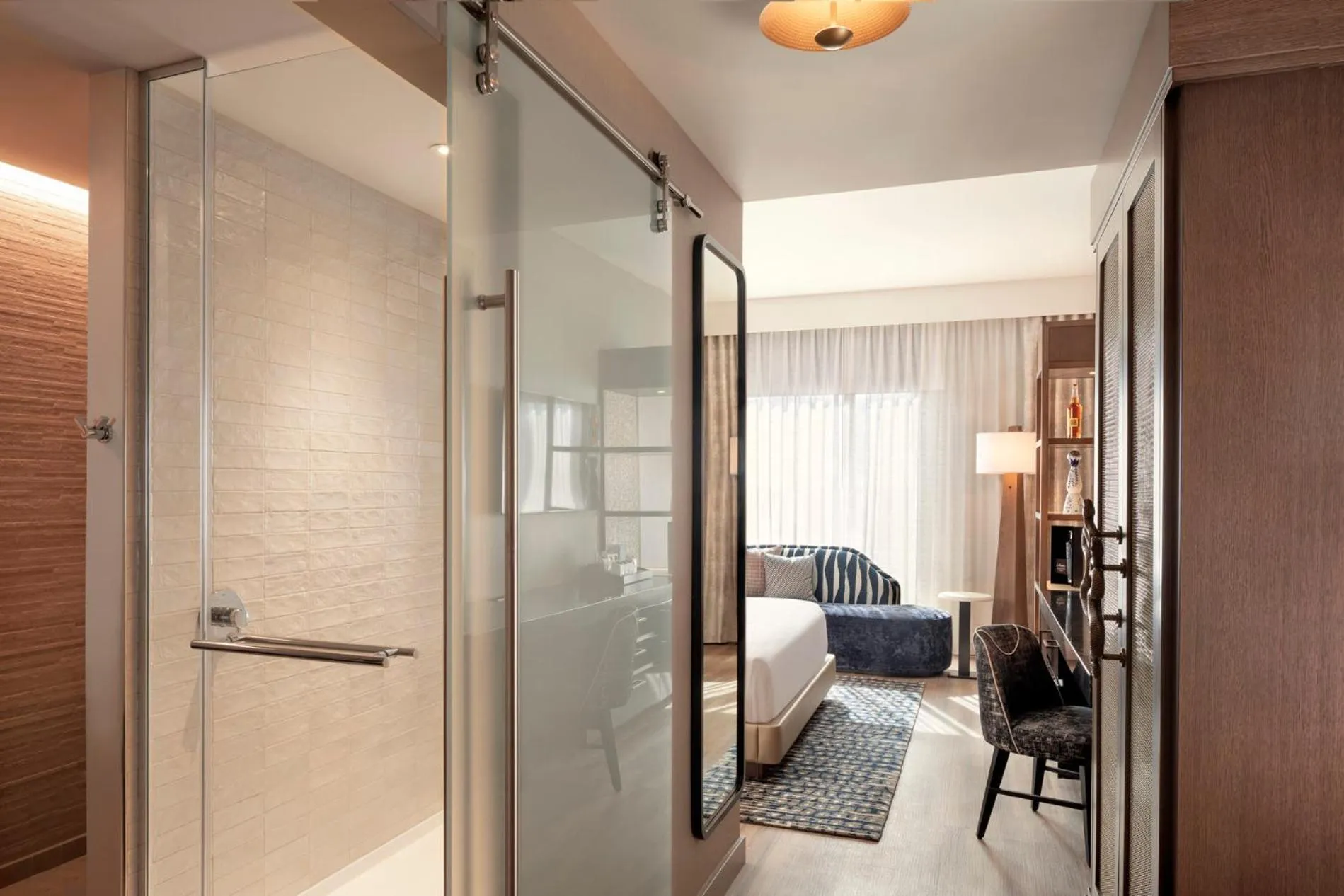 Bedroom, Bed in Caesars Republic Scottsdale, a Hilton Hotel