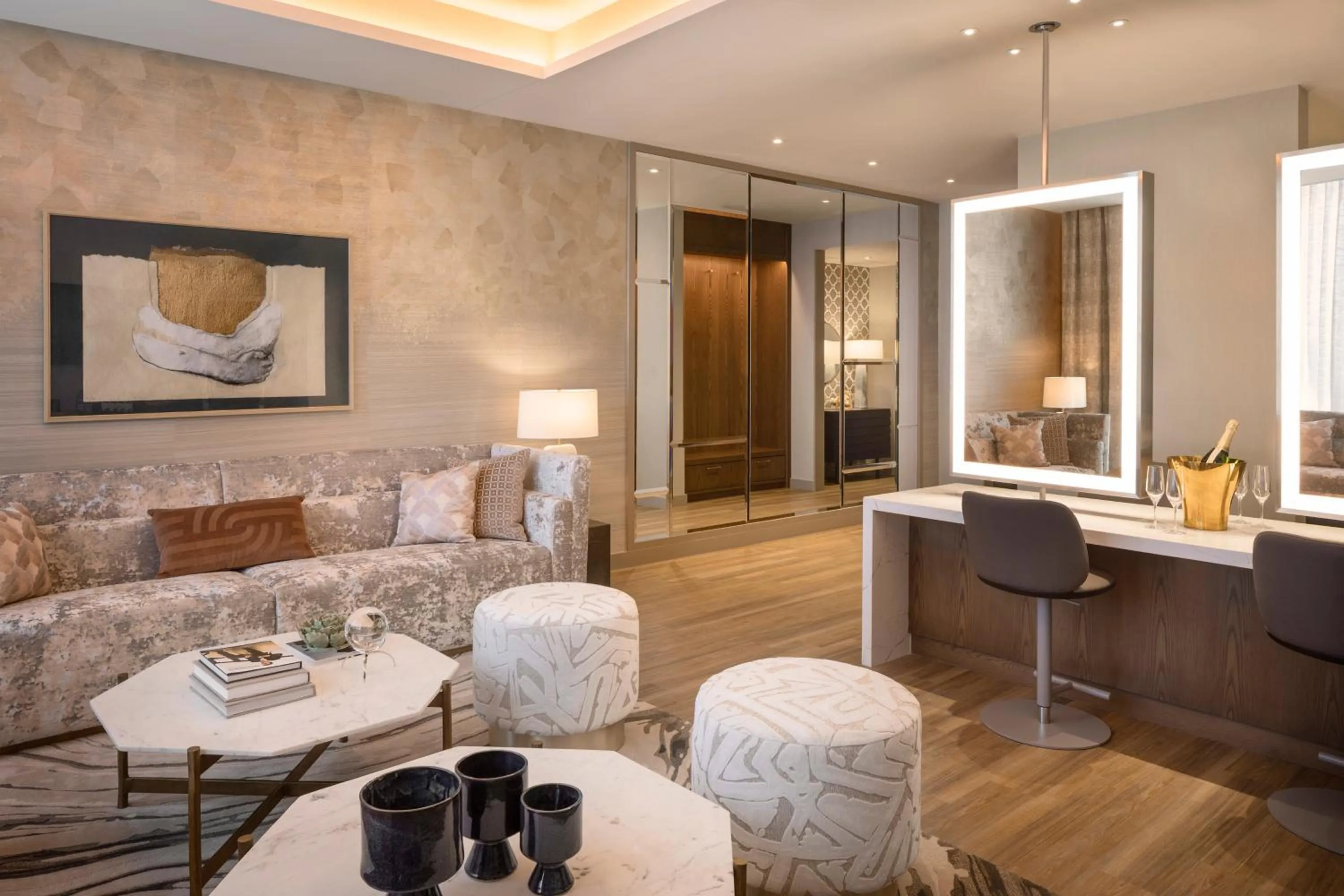 wedding in Caesars Republic Scottsdale, a Hilton Hotel